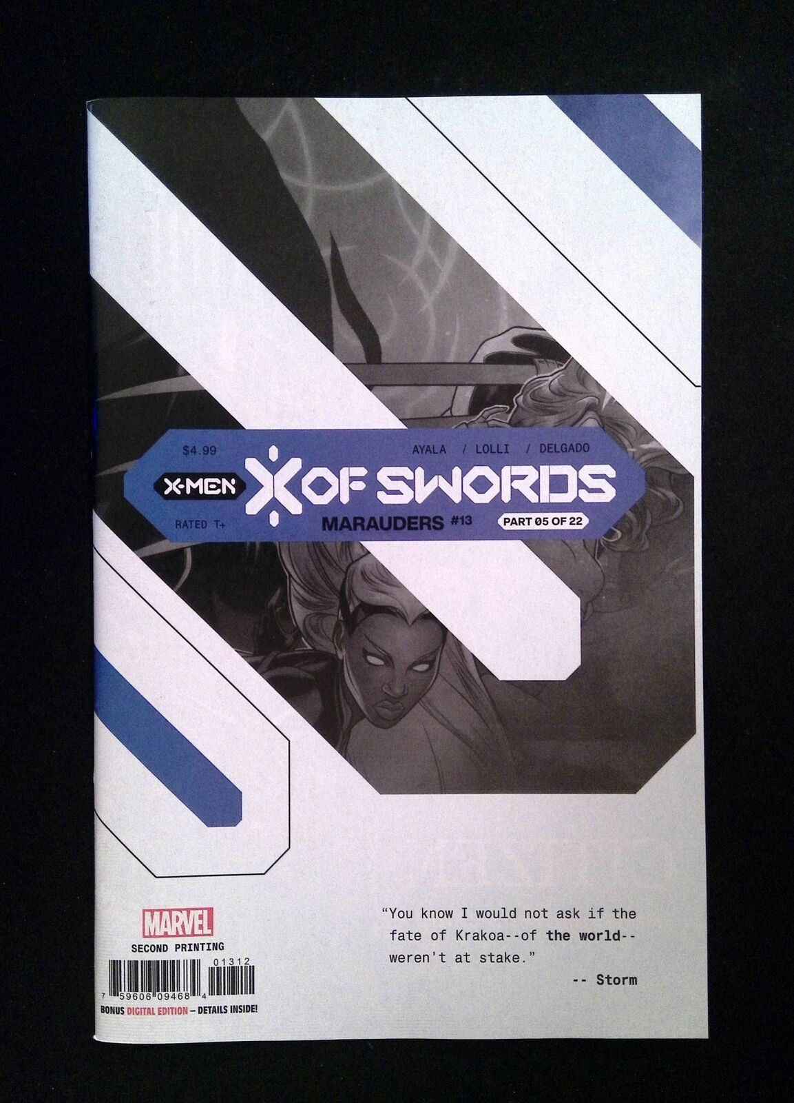 Marauders #13G Marvel Comics 2021 VF/NM 2nd Printing Variant