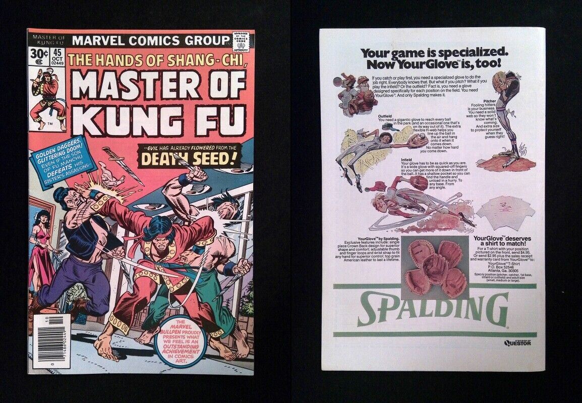 Master of Kung Fu #45 MARVEL Comics 1976 VF+ NEWSSTAND