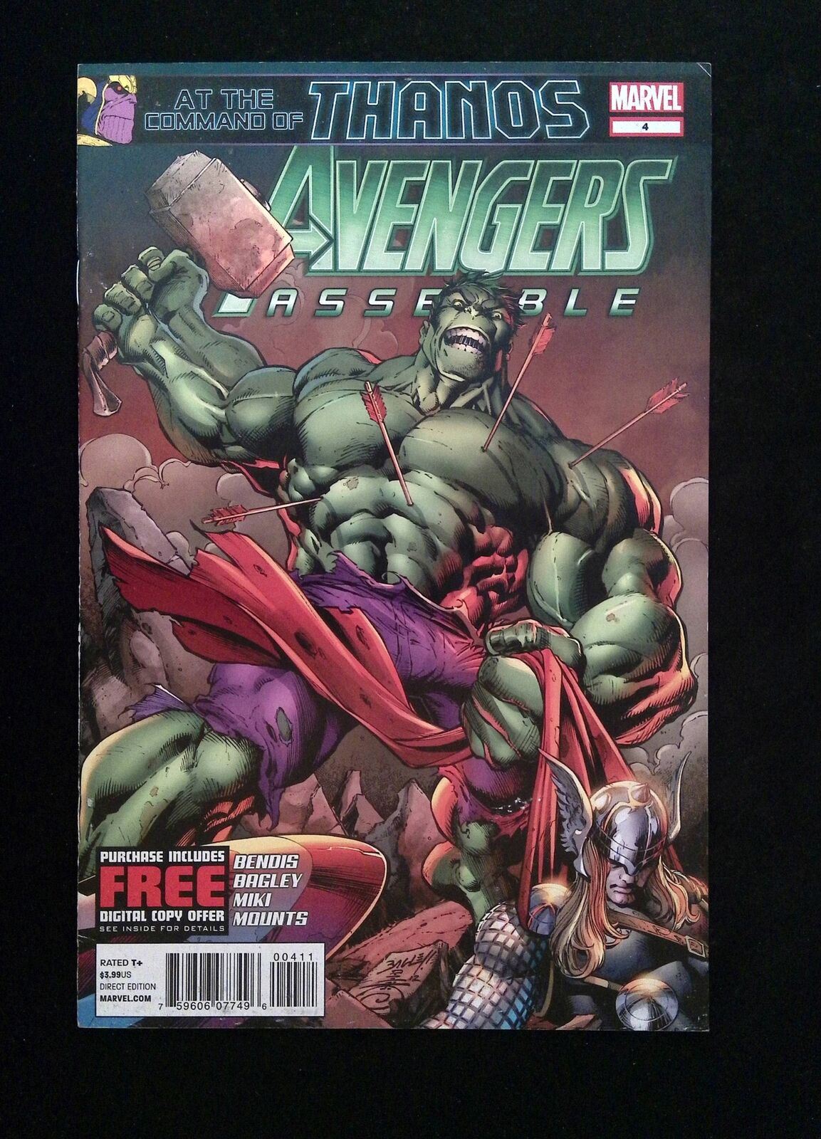 Avengers Assemble #4 MARVEL Comics 2012 VF+