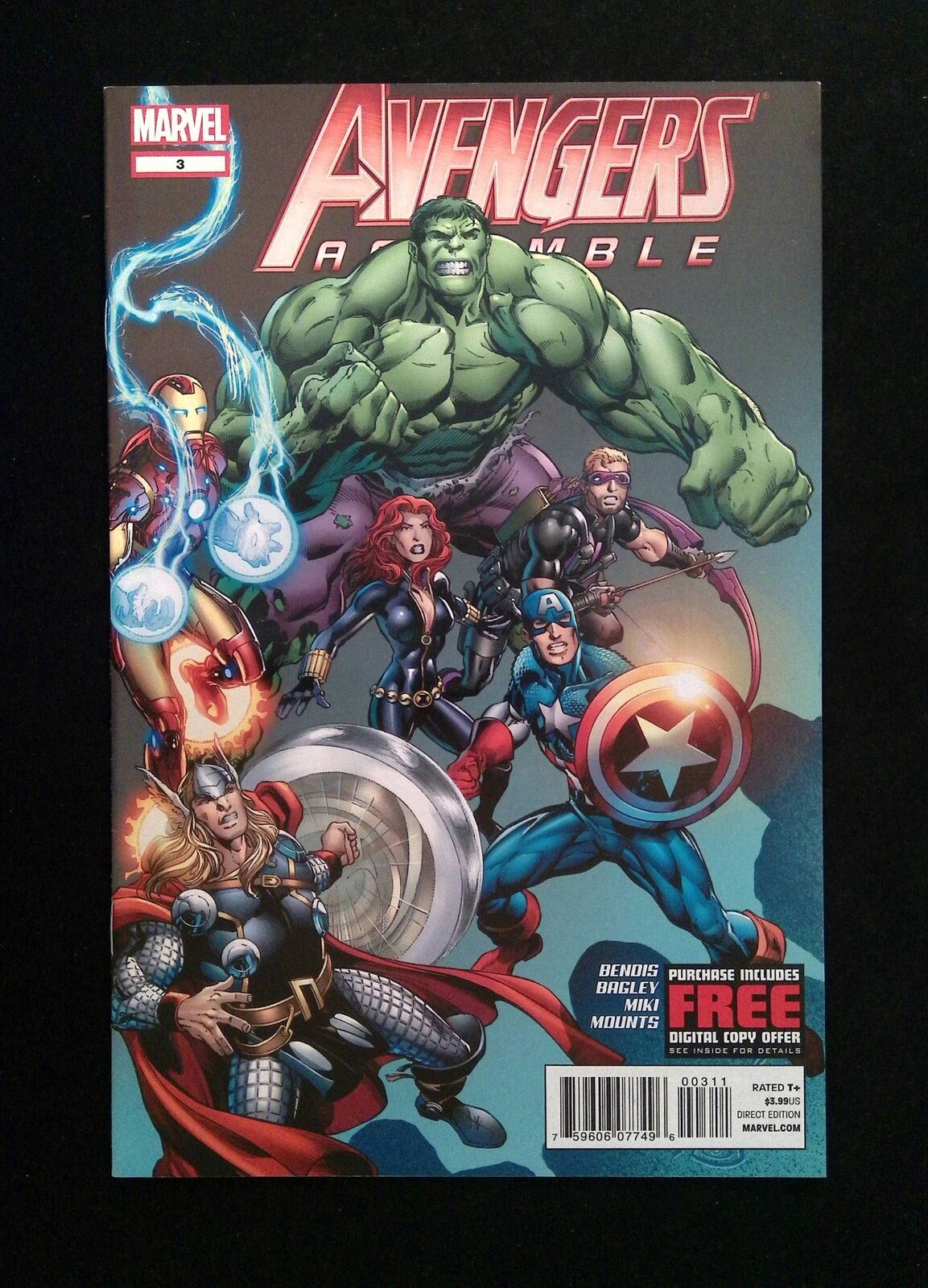 Avengers Assemble #3 MARVEL Comics 2012 VF+