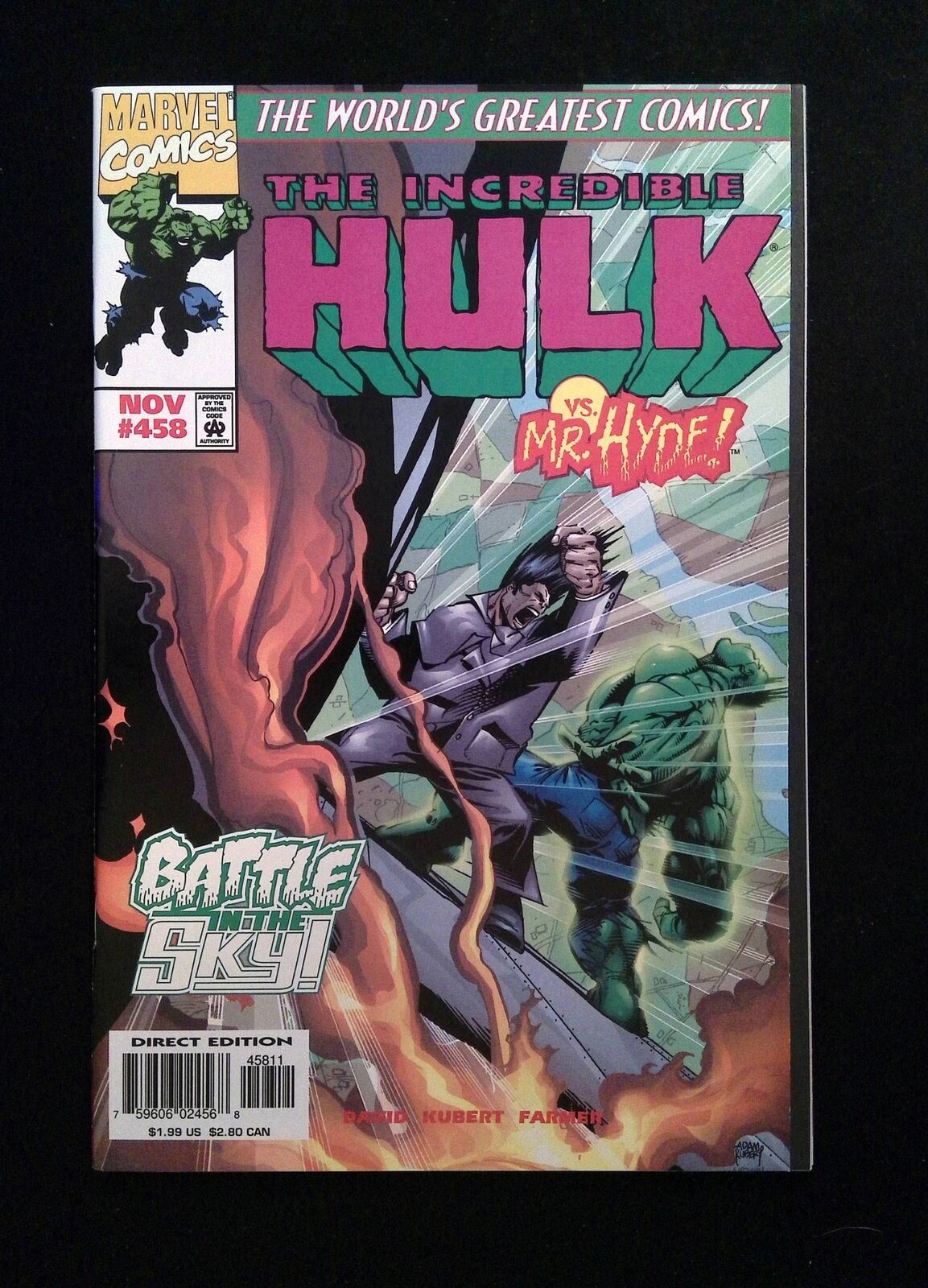 Incredible Hulk #458 Marvel Comics 1997 NM-