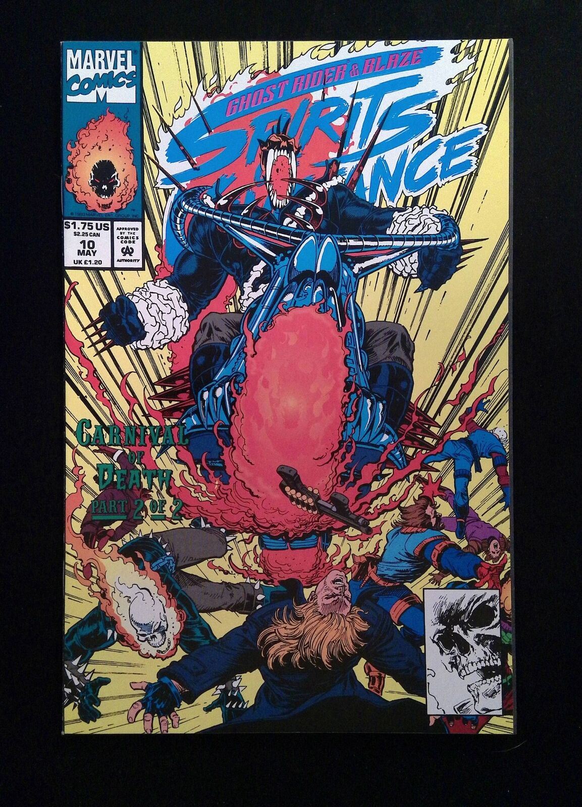 Ghost Rider Blaze Spirits of Vengeance #10 Marvel Comics 1993 VF/NM