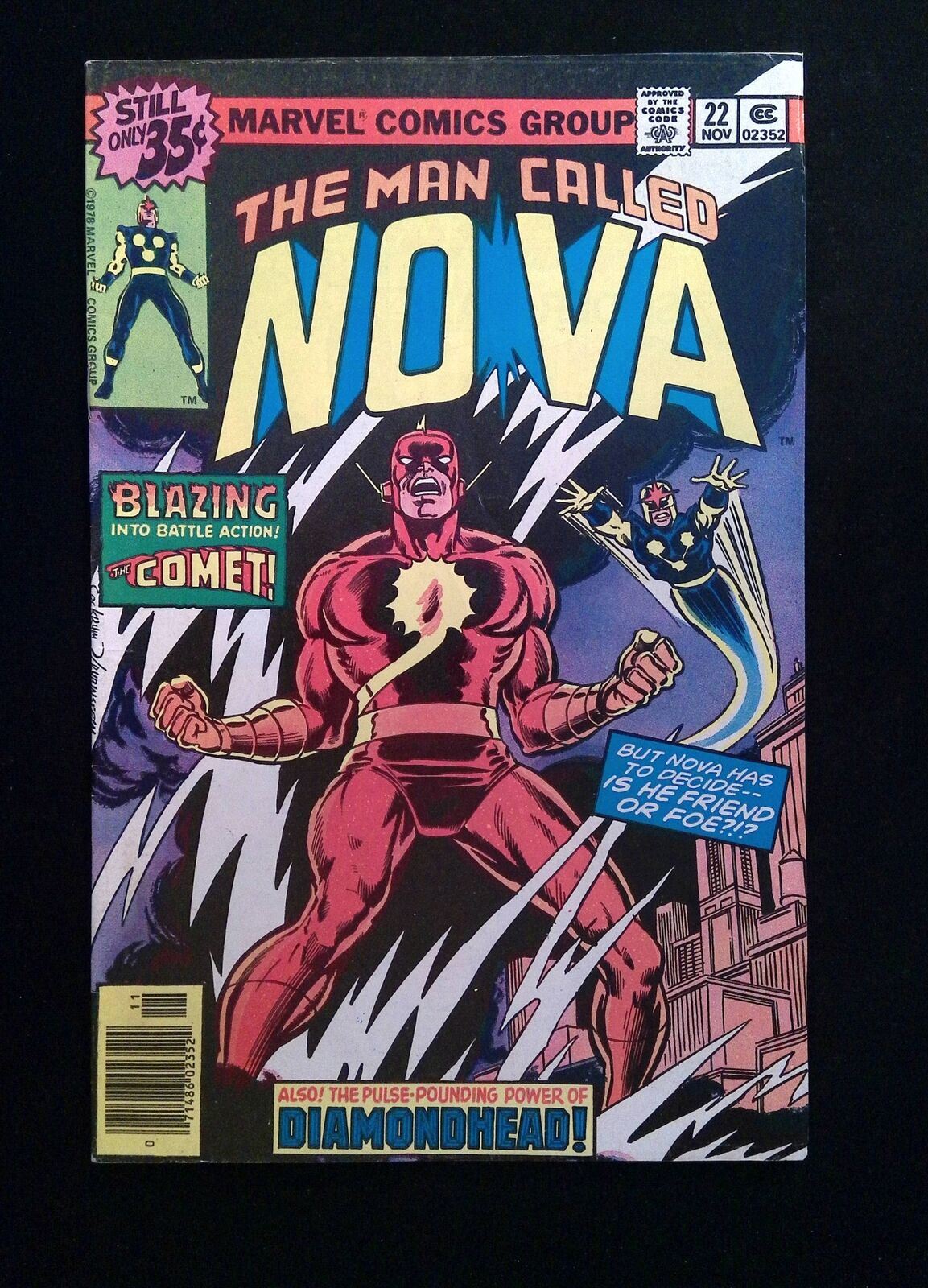 Nova #22 MARVEL Comics 1978 FN NEWSSTAND