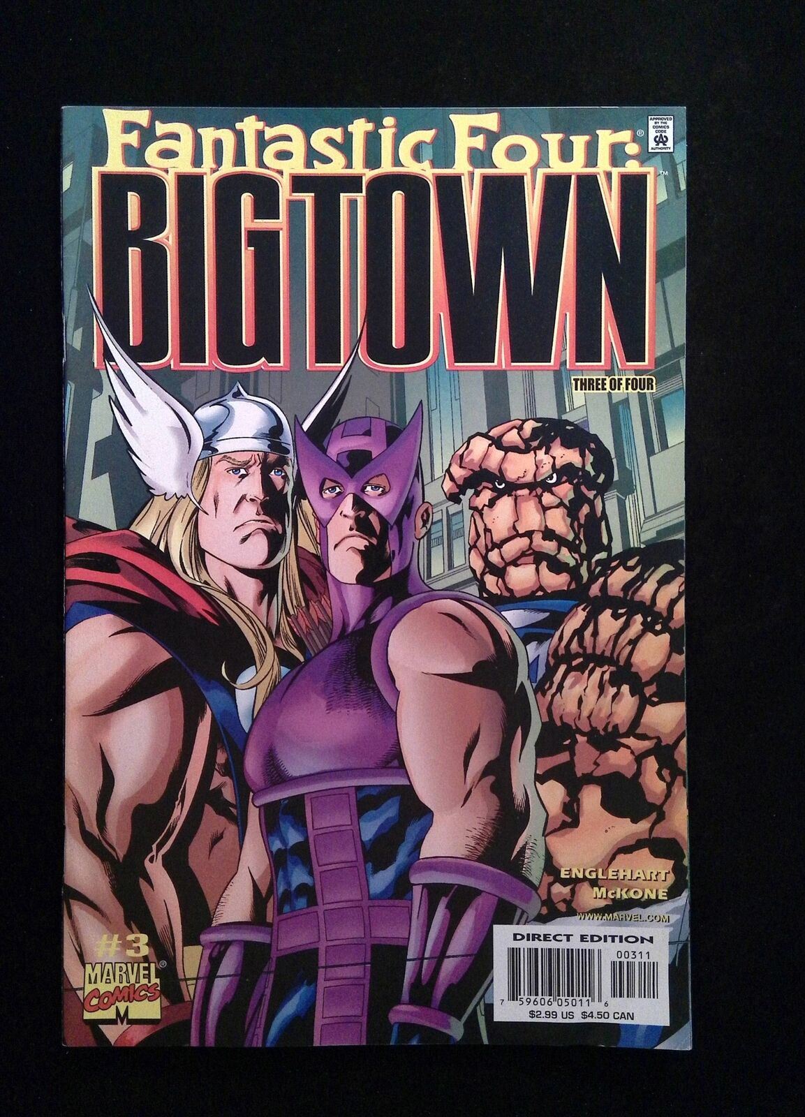 Fantastic Four Big Town #3 MARVEL Comics 2001 VF/NM