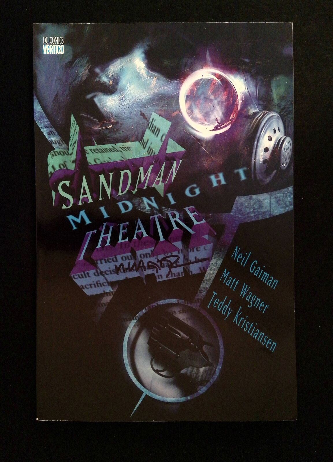 Sandman Midnight Theatre #1 DC/VERTIGO Comics 1995 NM- SIGNED BY MATT WAGNER