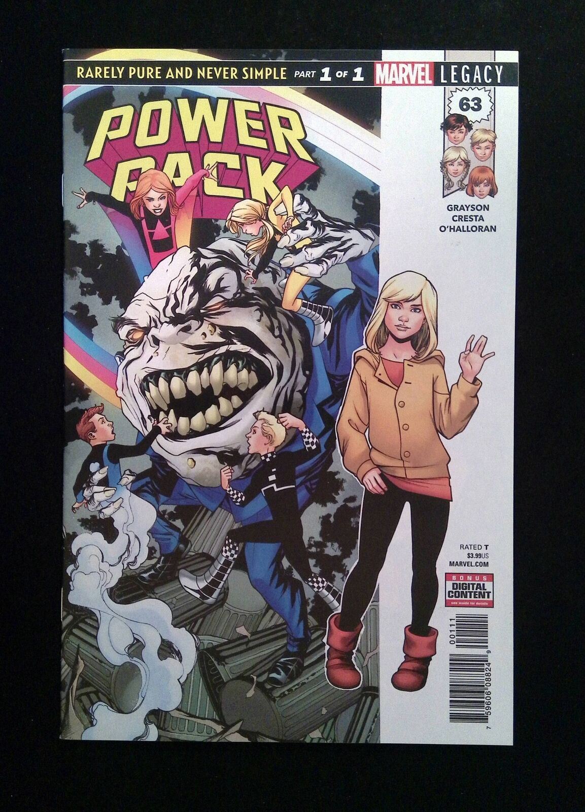 Power Pack #63 MARVEL Comics 2018 NM