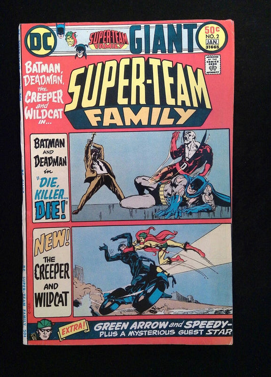Super-Team Family #2  DC Comics 1976 FN/VF