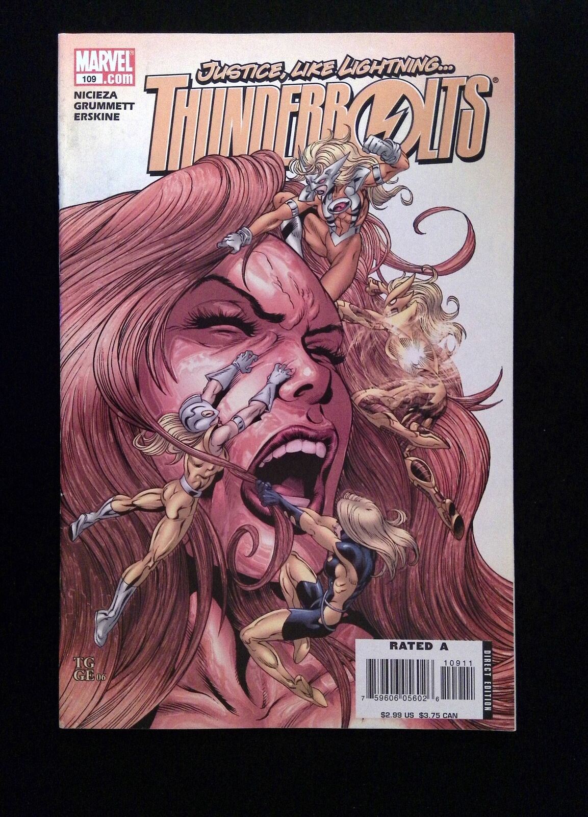 Thunderbolts #109 Marvel Comics 2007 VF+