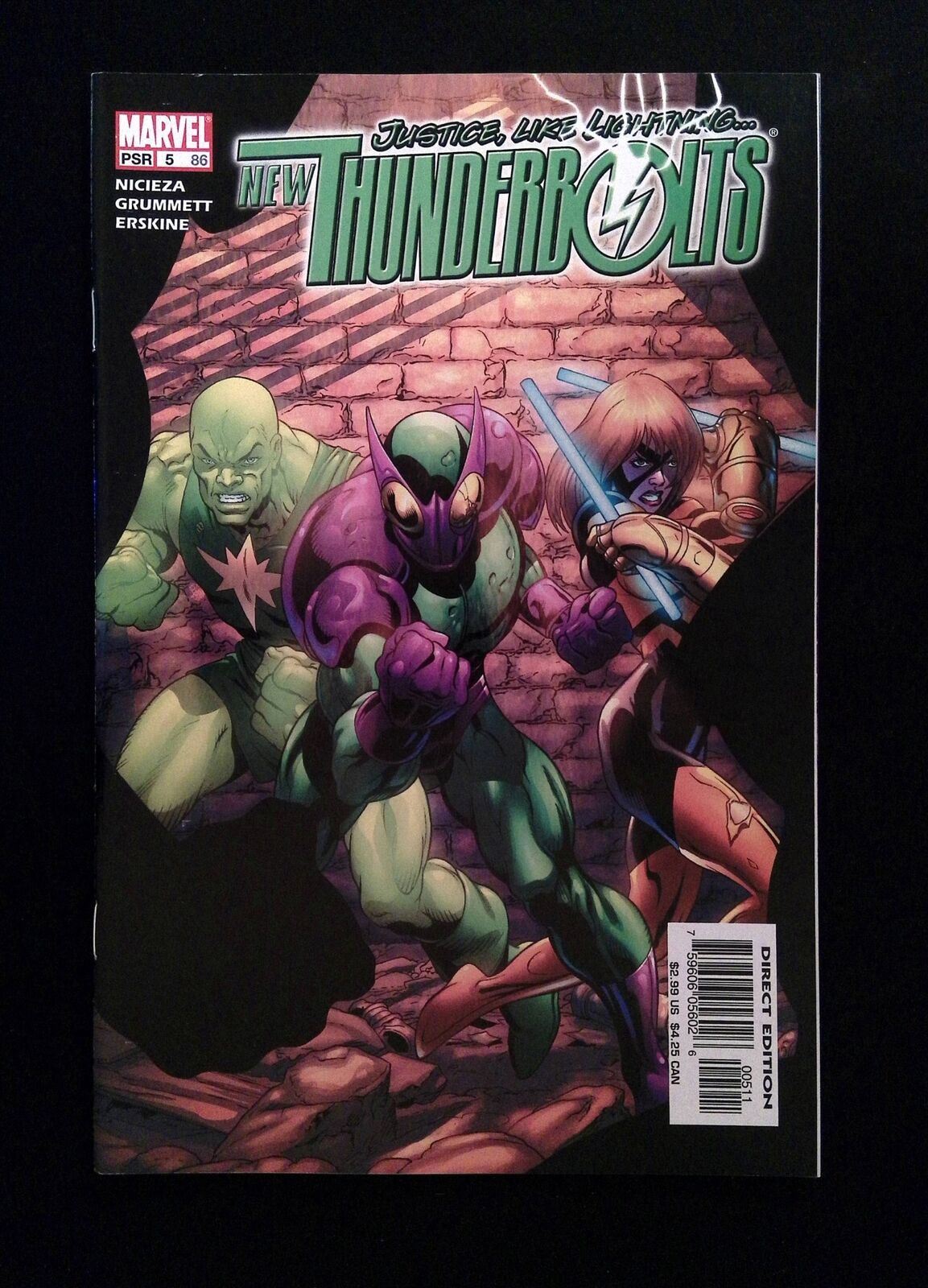 Thunderbolts #5 Marvel Comics 2005 VF/NM