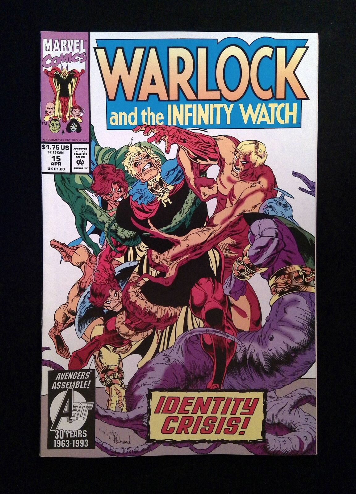 Warlock and the Infinity Watch #15 Marvel Comics 1993 VF+