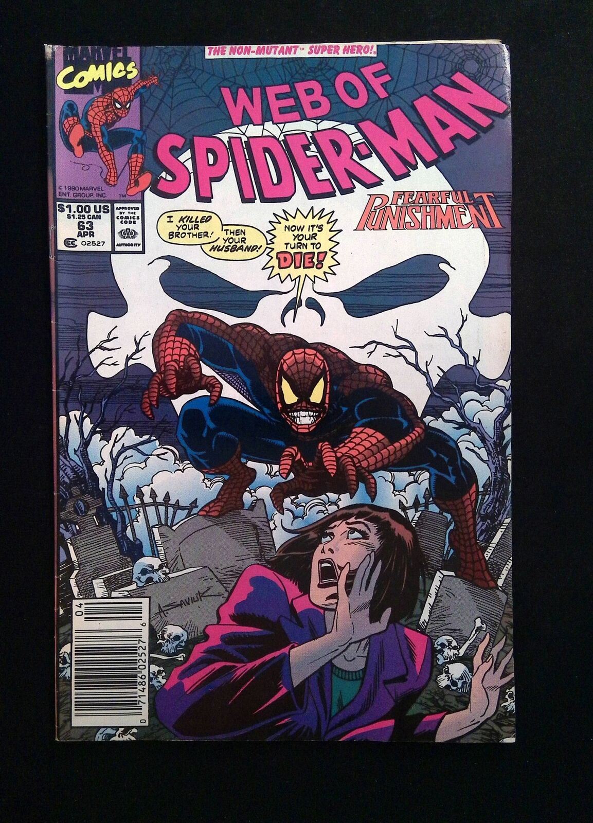 Web Of Spider-Man #63 Marvel Comics 1990 FN/VF Newsstand