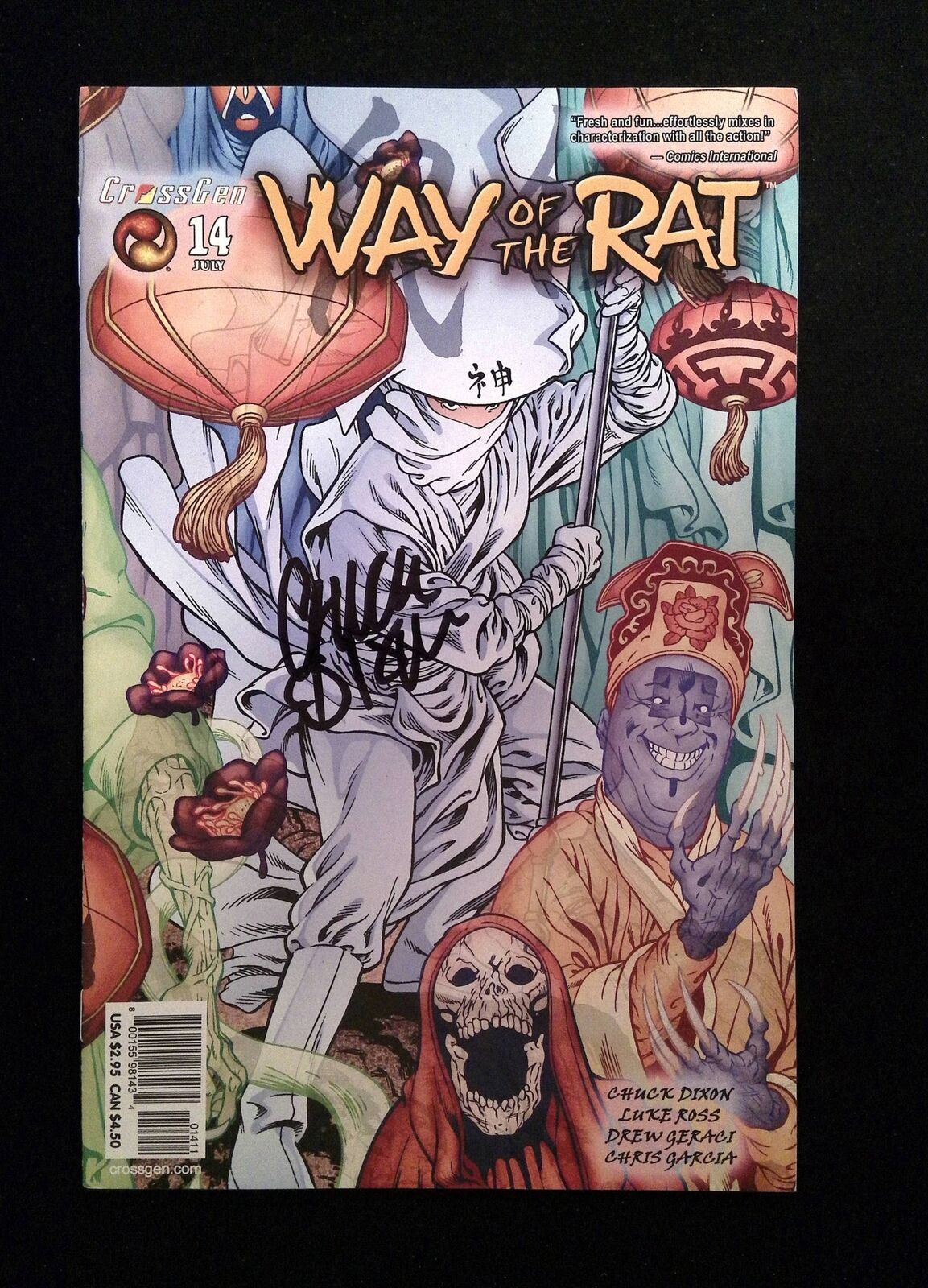 Way of the Rat #14 CROSSGEN COMICS Comics 2003 VF+ SIGNED BY CHUCK DIXON