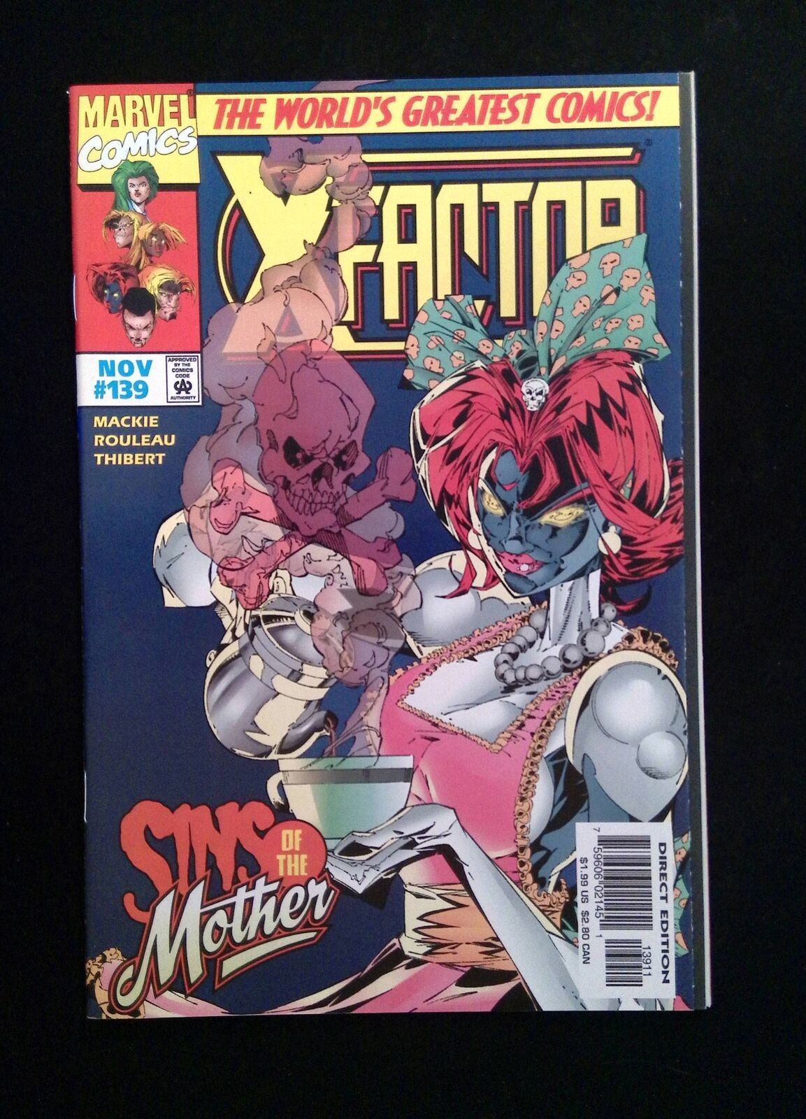 X-Factor #139 MARVEL Comics 1997 VF/NM