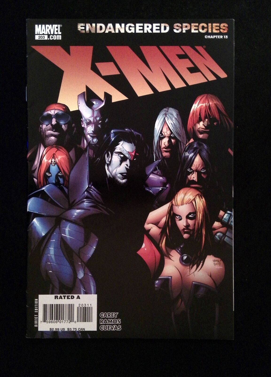 X-Men #203 Marvel Comics 2007 VF+