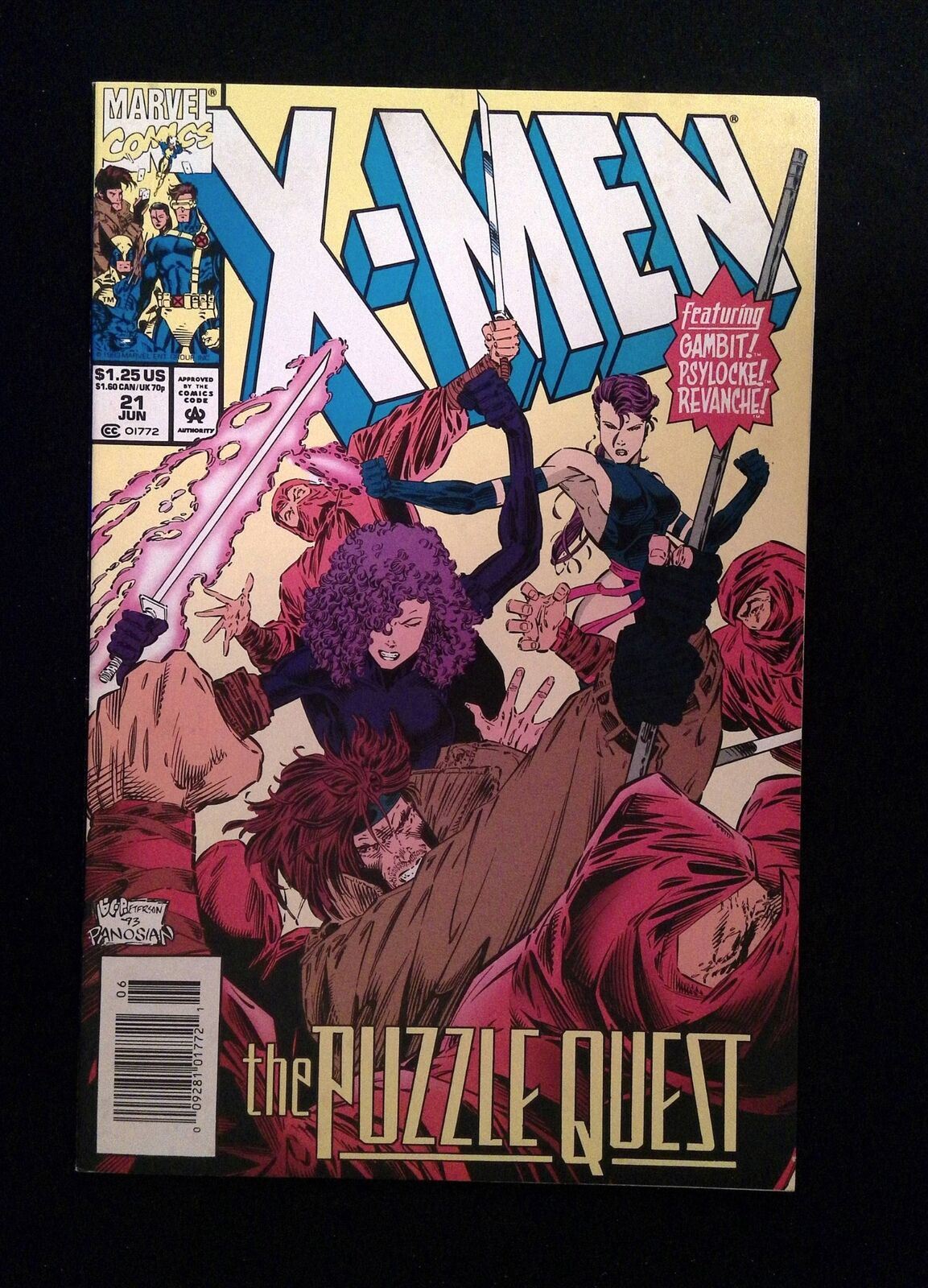 X-Men #21 MARVEL Comics 1993 VF+ NEWSSTAND
