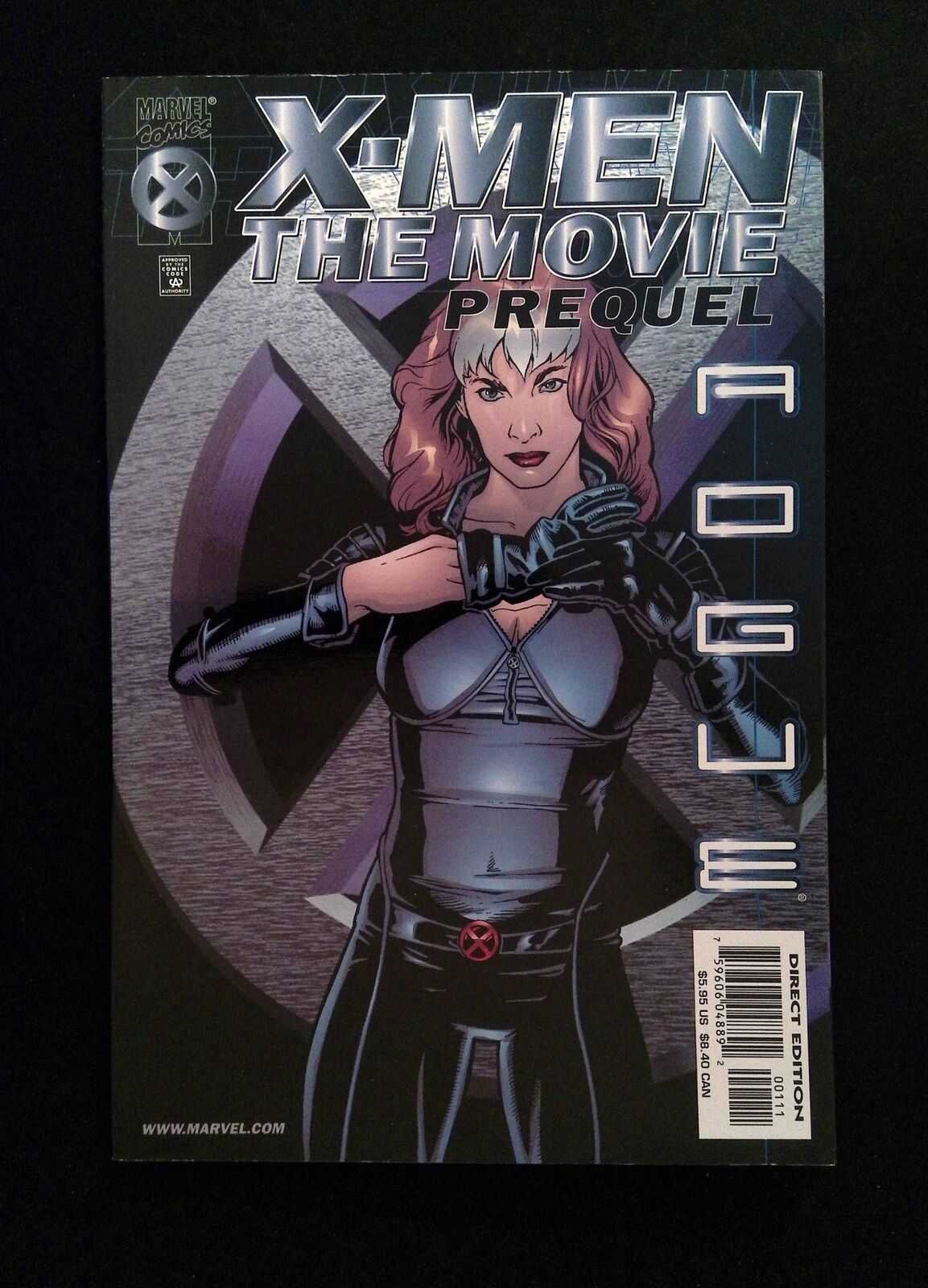 X-Men The Movie Rogue Prequel #1B MARVEL Comics 2000 NM VARIANT COVER