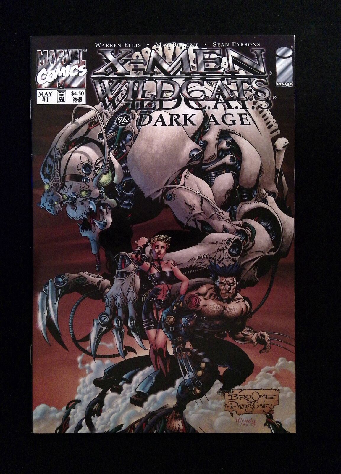 X-Men WildC.A.T.S. The Dark Age #1 MARVEL Comics 1998 VF+