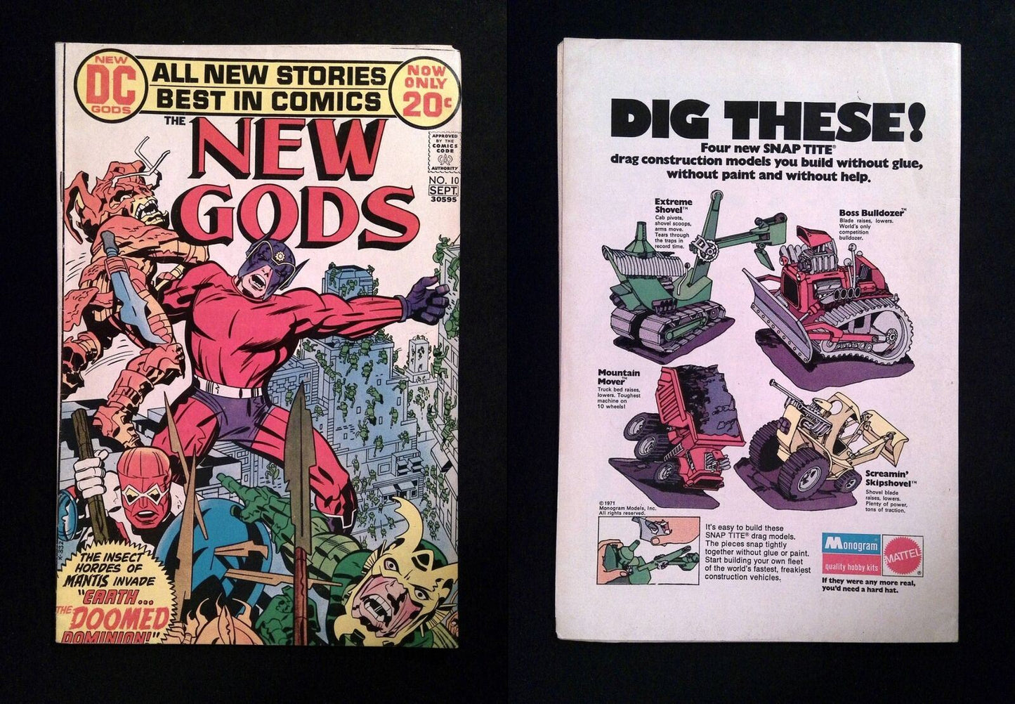 New Gods #10 Marvel Comics 1972 FN+