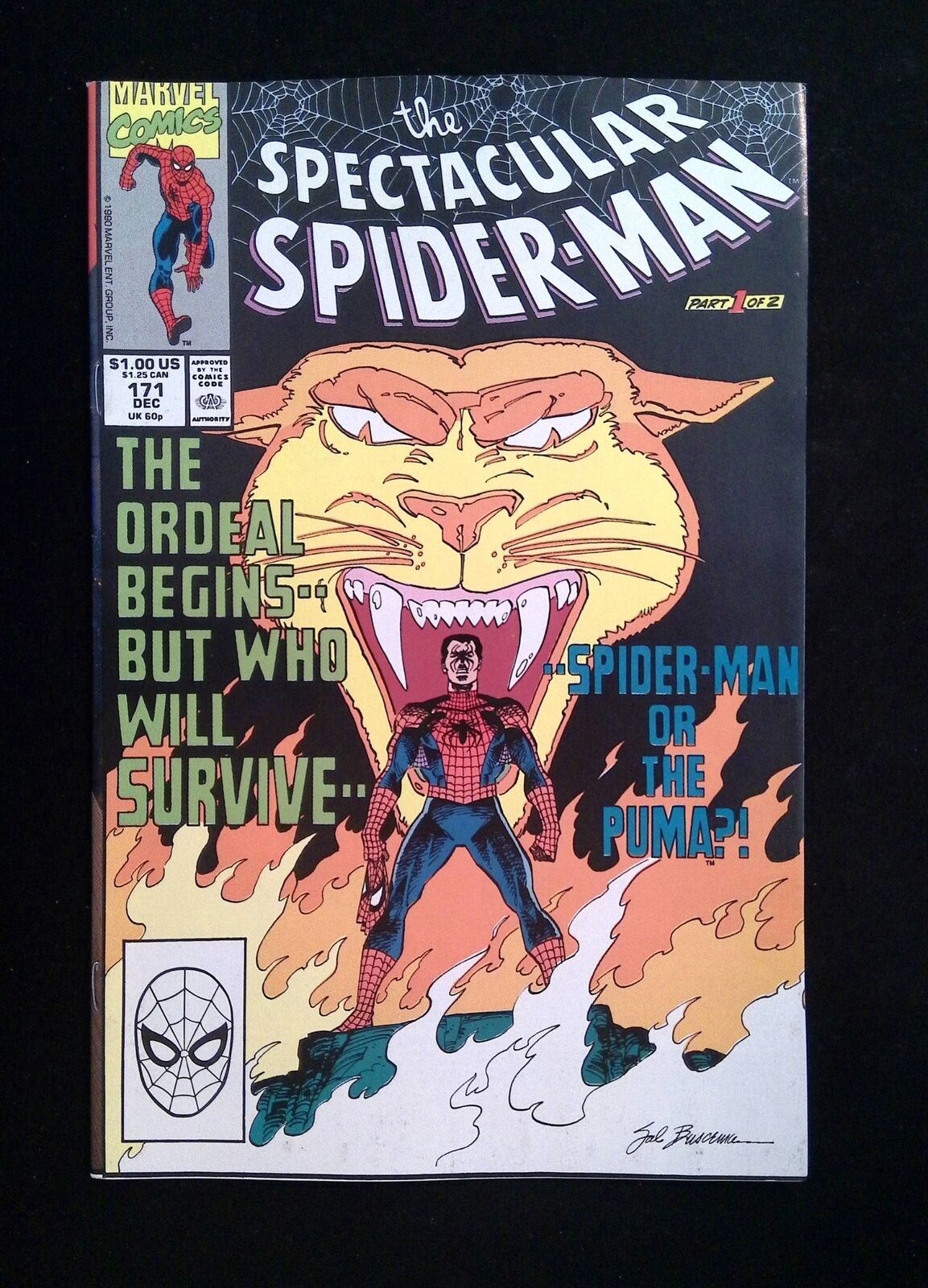 Spectacular Spider-Man #171 MARVEL Comics 1990 VF+