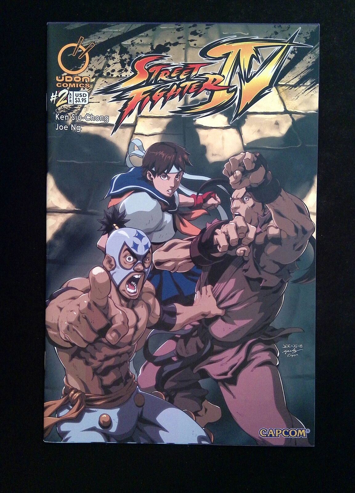 Street Fighter IV #2B UDON Comics 2009 VF/NM NG VARIANT