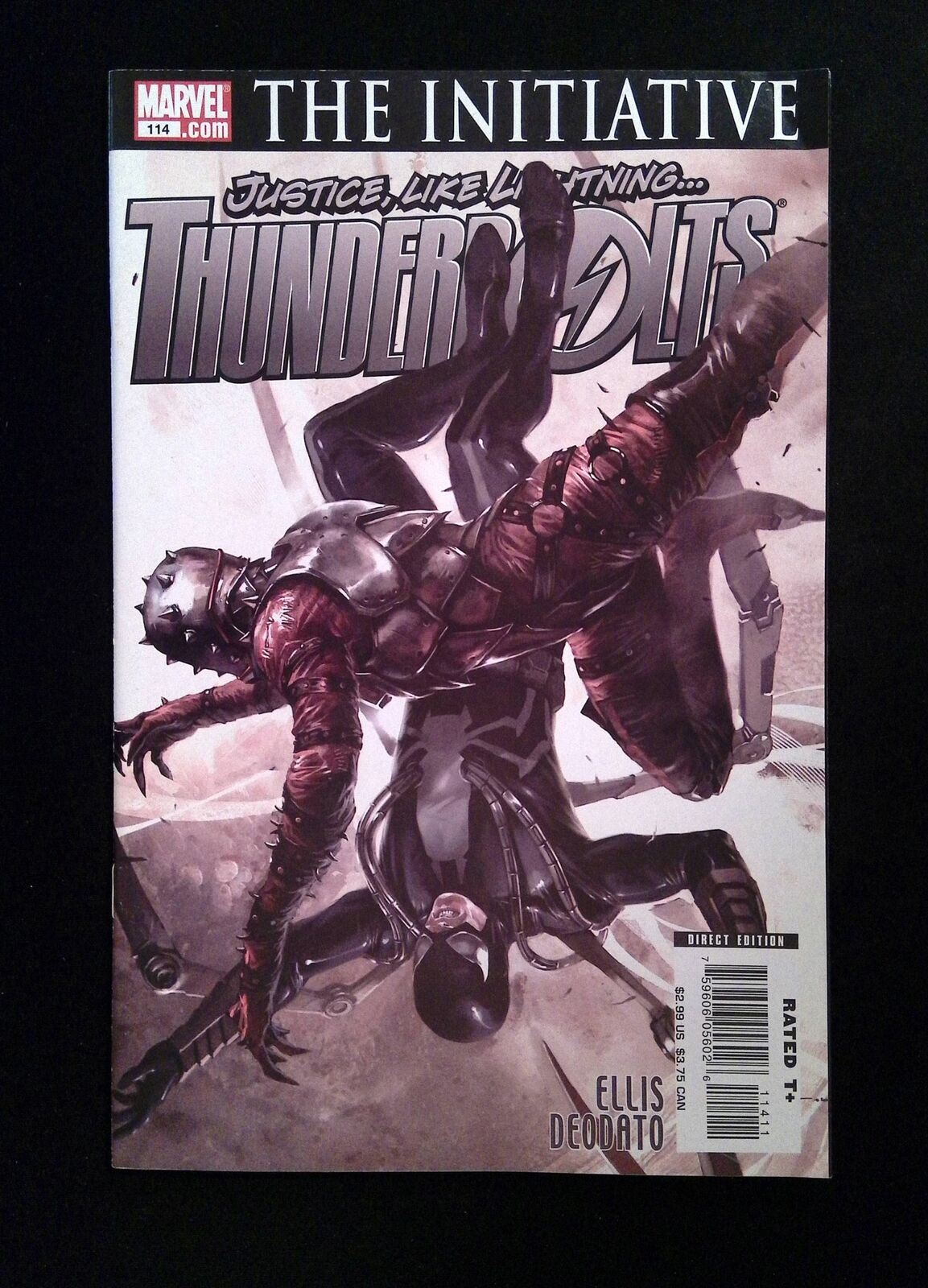 Thunderbolts #114 Marvel Comics 2007 VF+