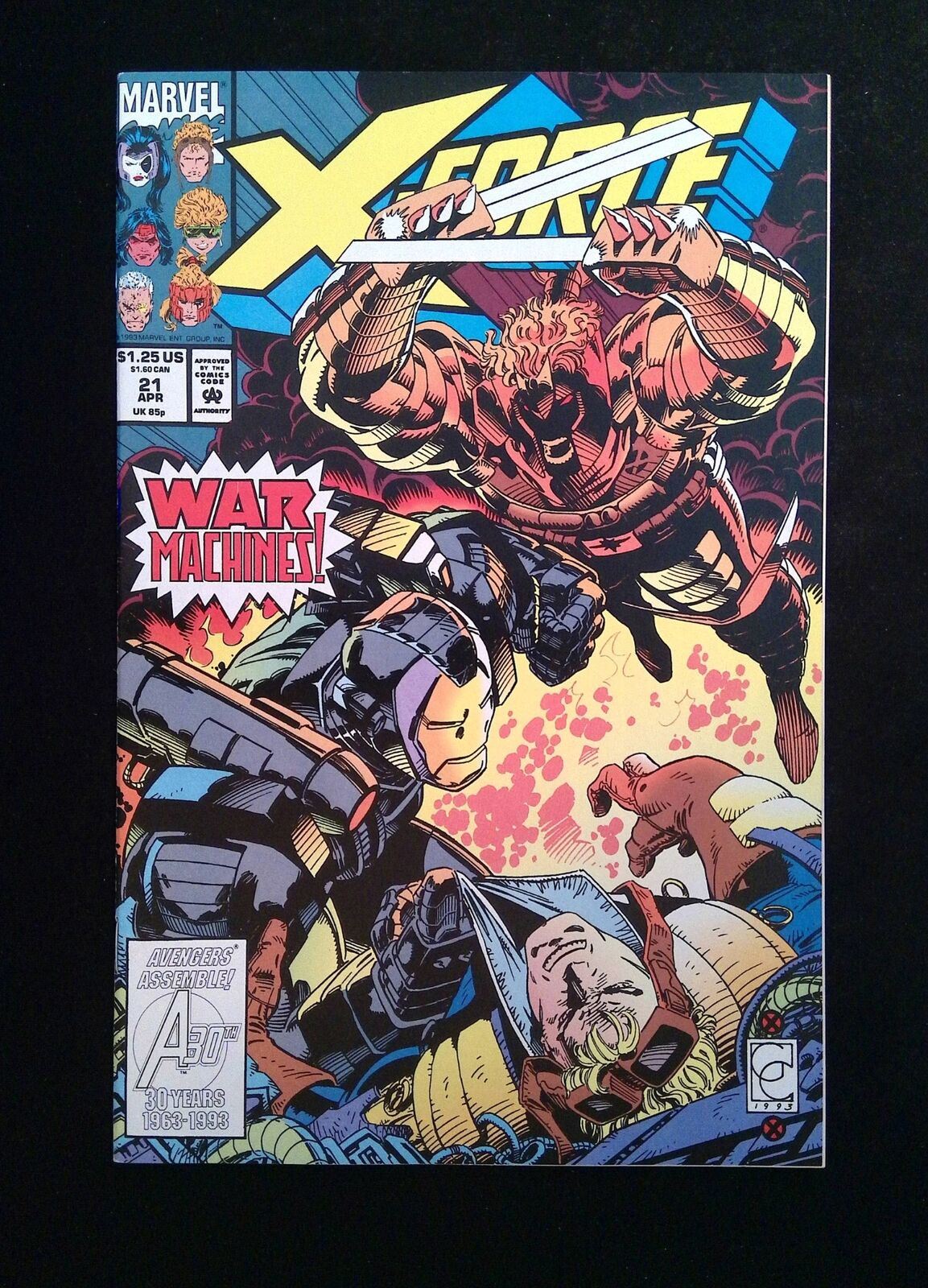 X-Force #21 MARVEL Comics 1993 NM-