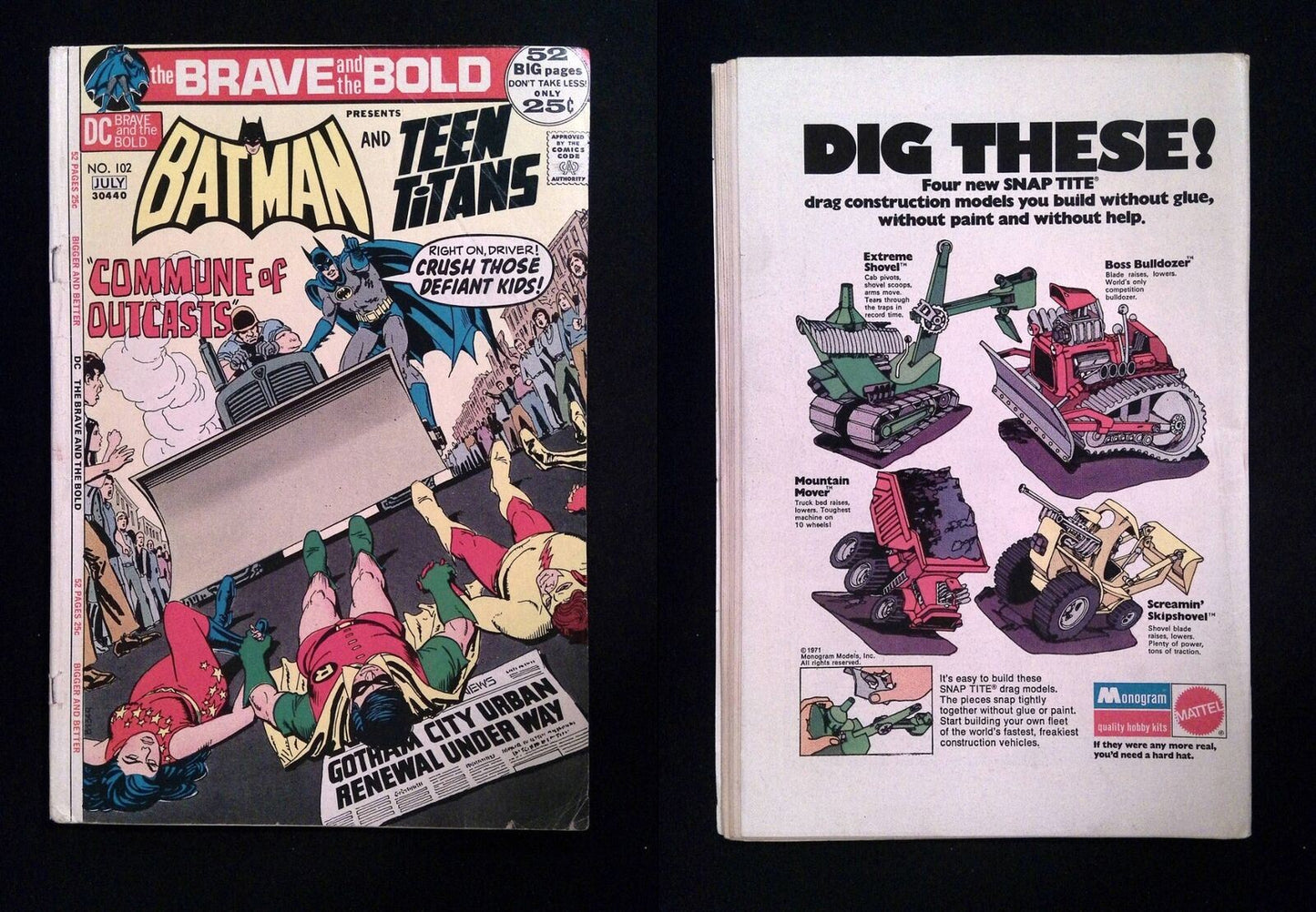 Brave And The Bold #102 DC Comics 1972 VG+