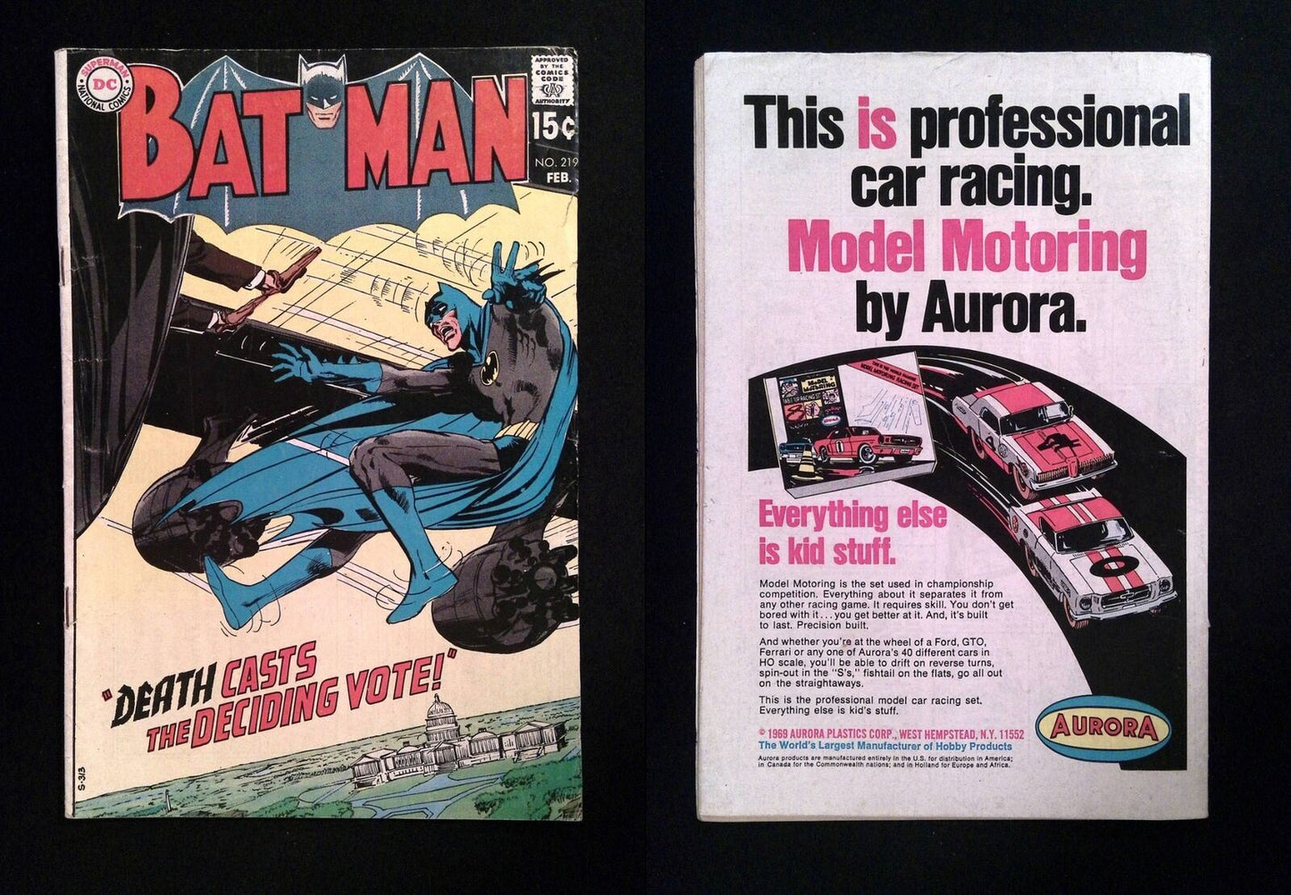 Batman #219 DC Comics 1970 FN