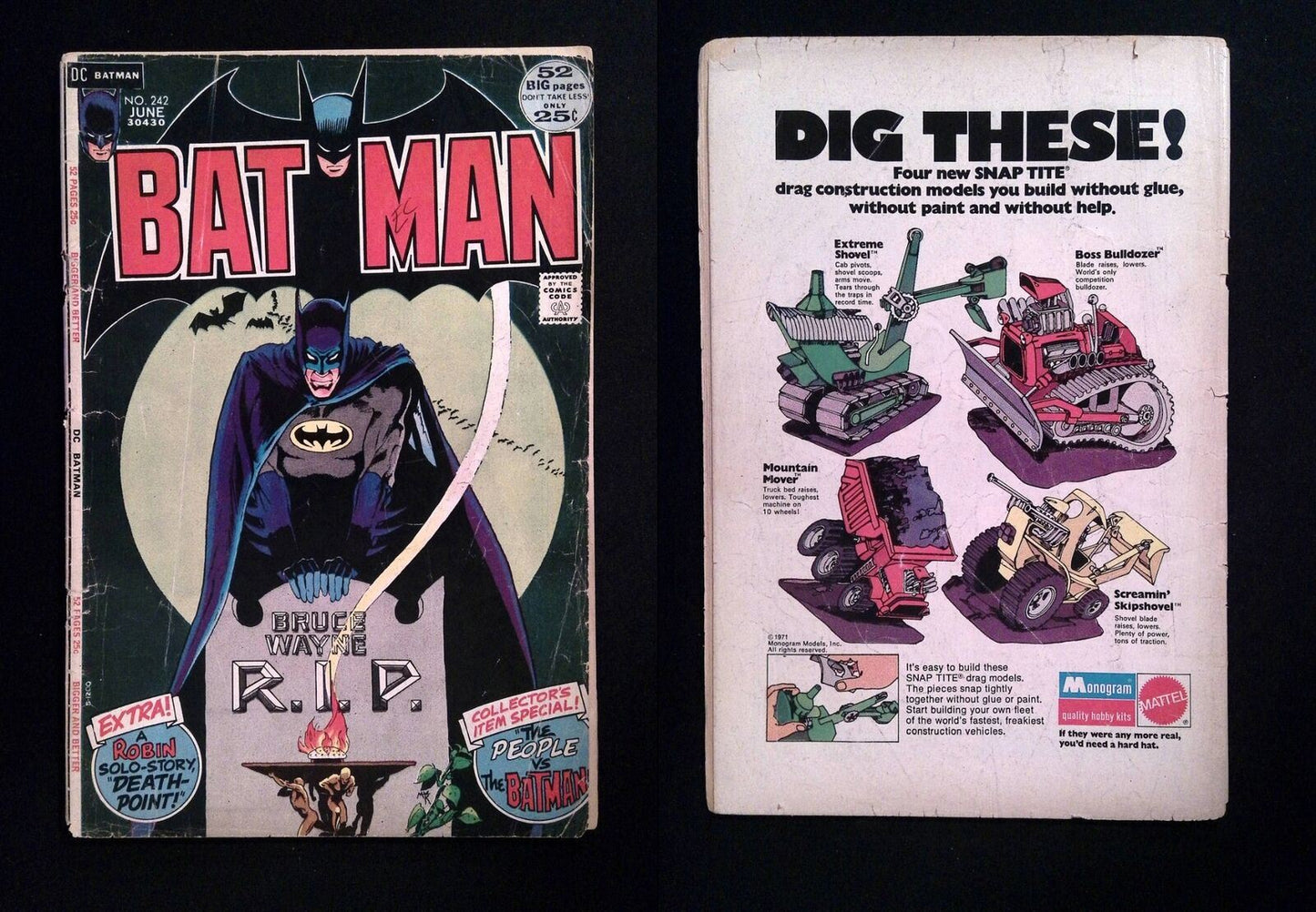 Batman #242 DC Comics 1972 VG-