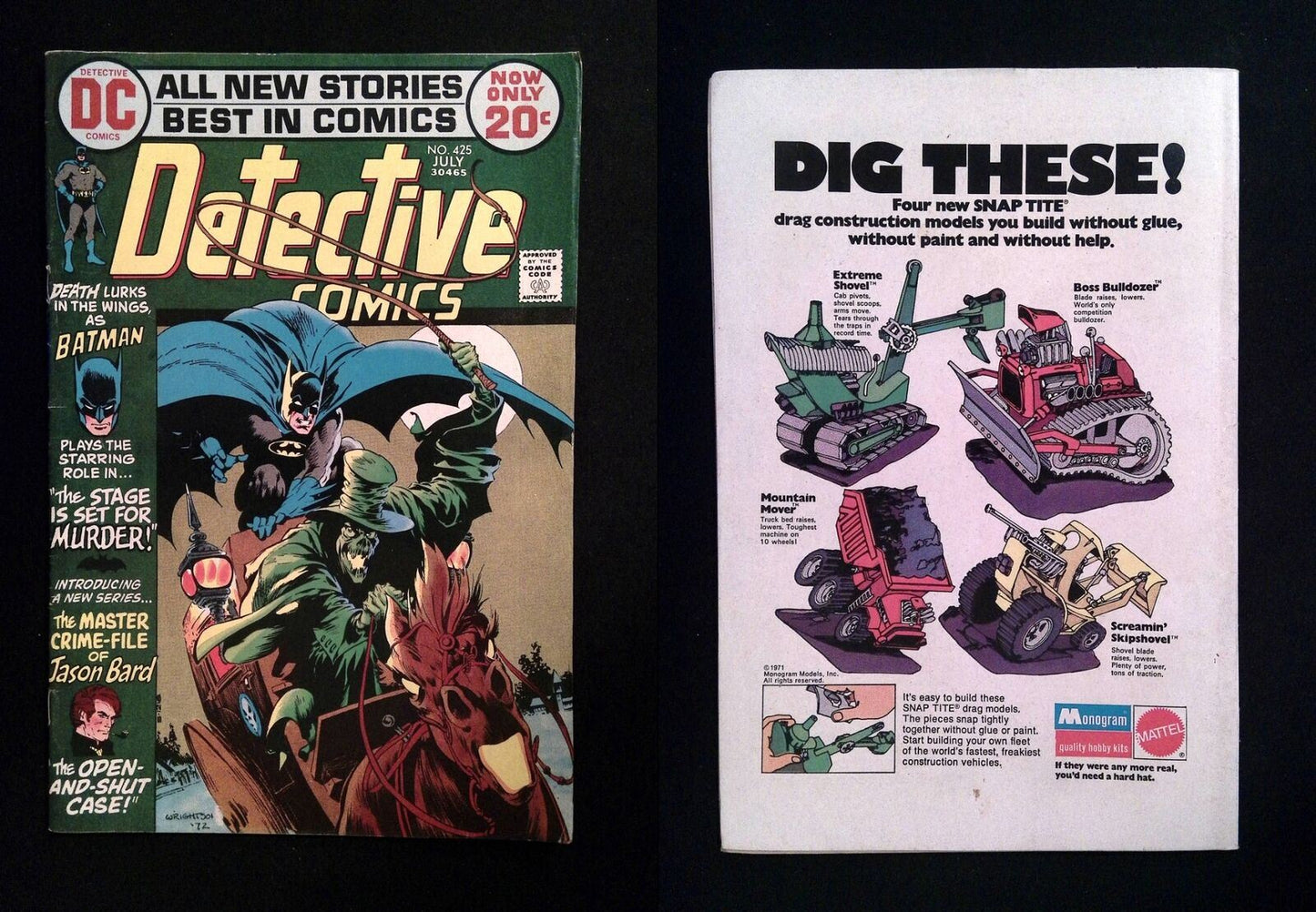 Detective Comics #425 DC Comics 1972 FN+