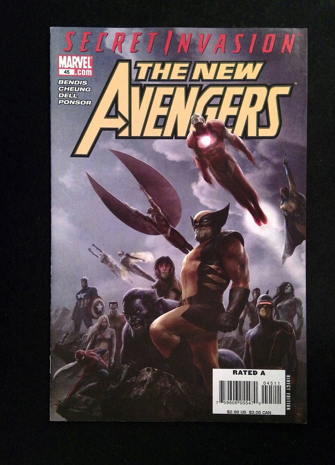 New Avengers #45 MARVEL Comics 2008 VF/NM