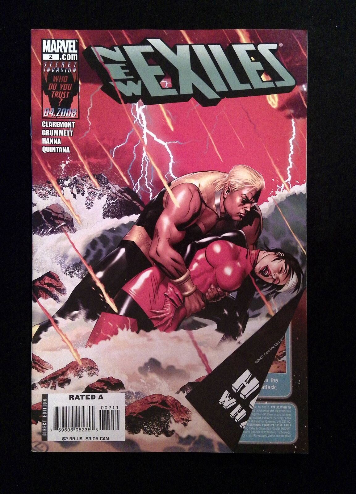New Exiles #2 Marvel Comics 2008 VF+