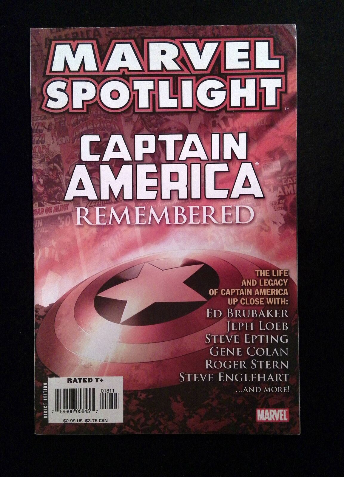 Marvel Spotlight Captain America Remembered #0 Marvel Comics 2007 NM