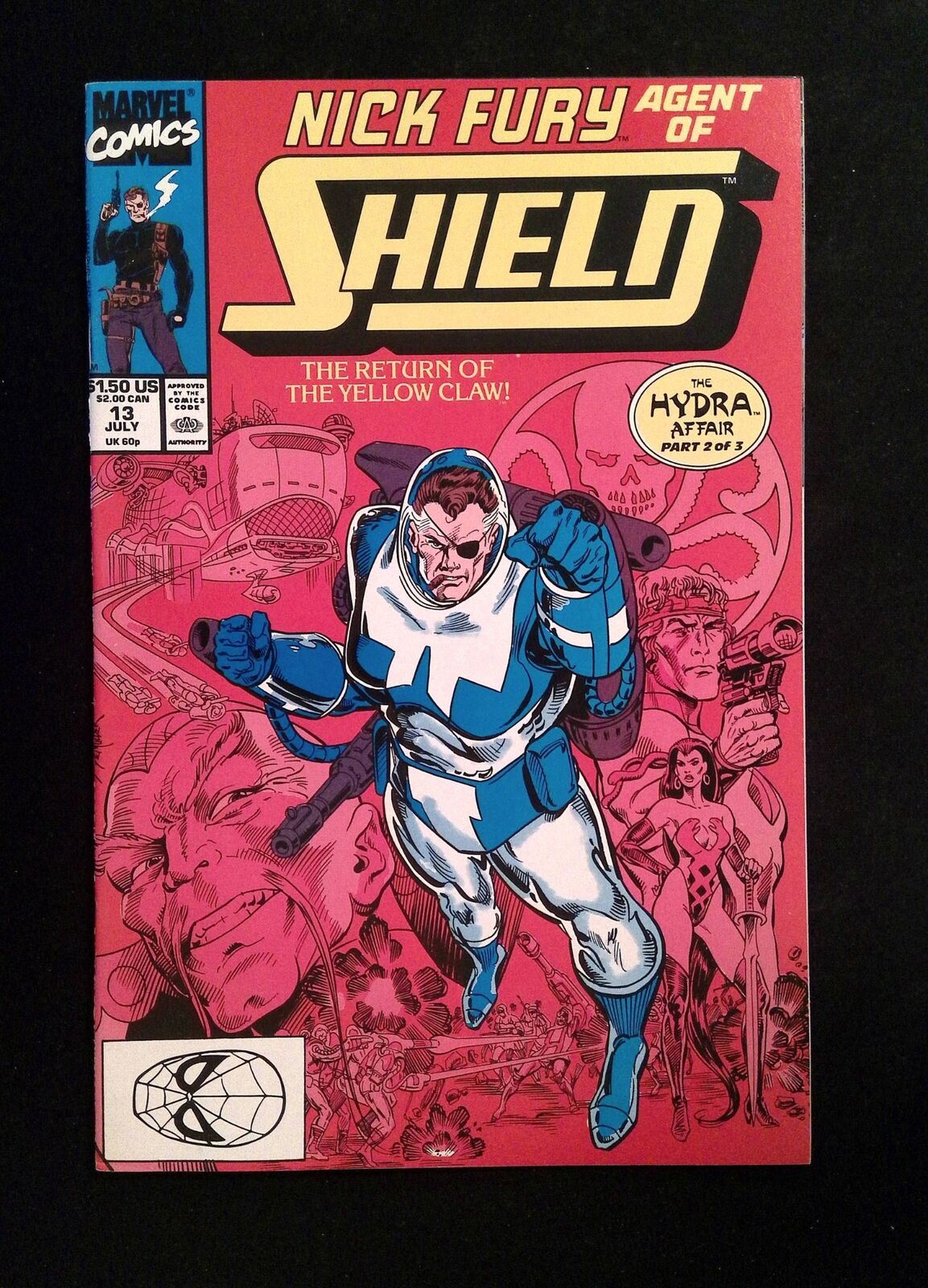 Nick Fury Agent of SHIELD #13 (3RD SERIES) MARVEL Comics 1990 VF+