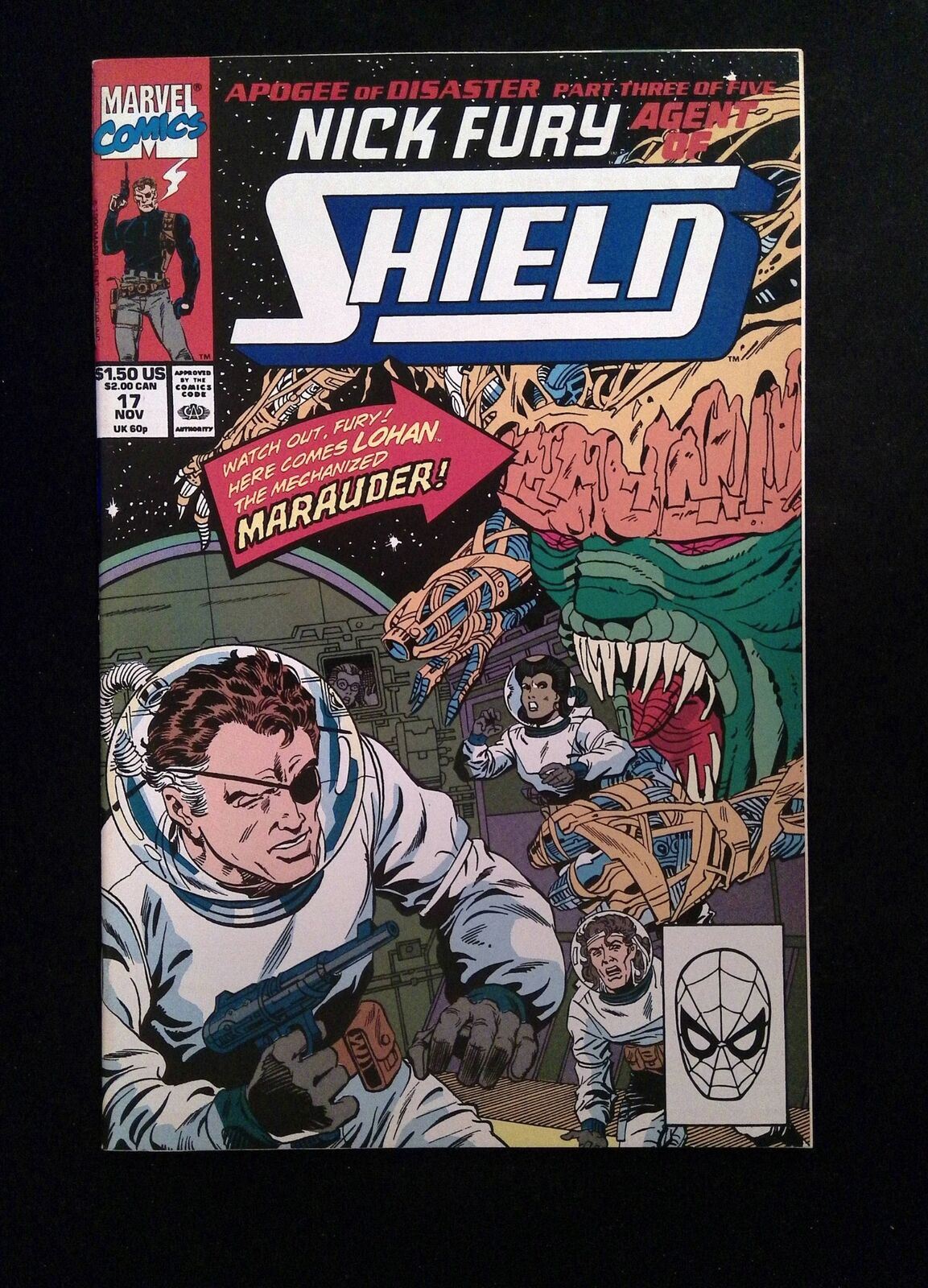 Nick Fury Agent of SHIELD #17 (3RD SERIES) MARVEL Comics 1990 VF+