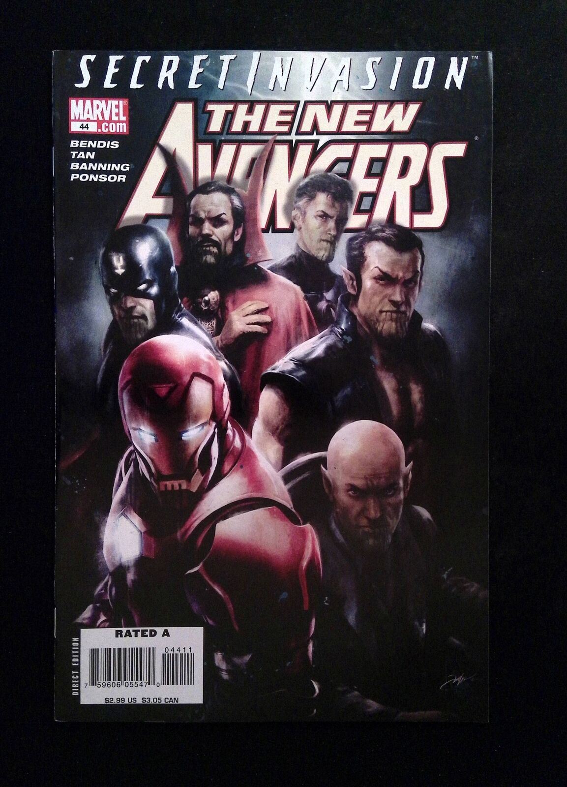 New Avengers #44 MARVEL Comics 2008 VF+