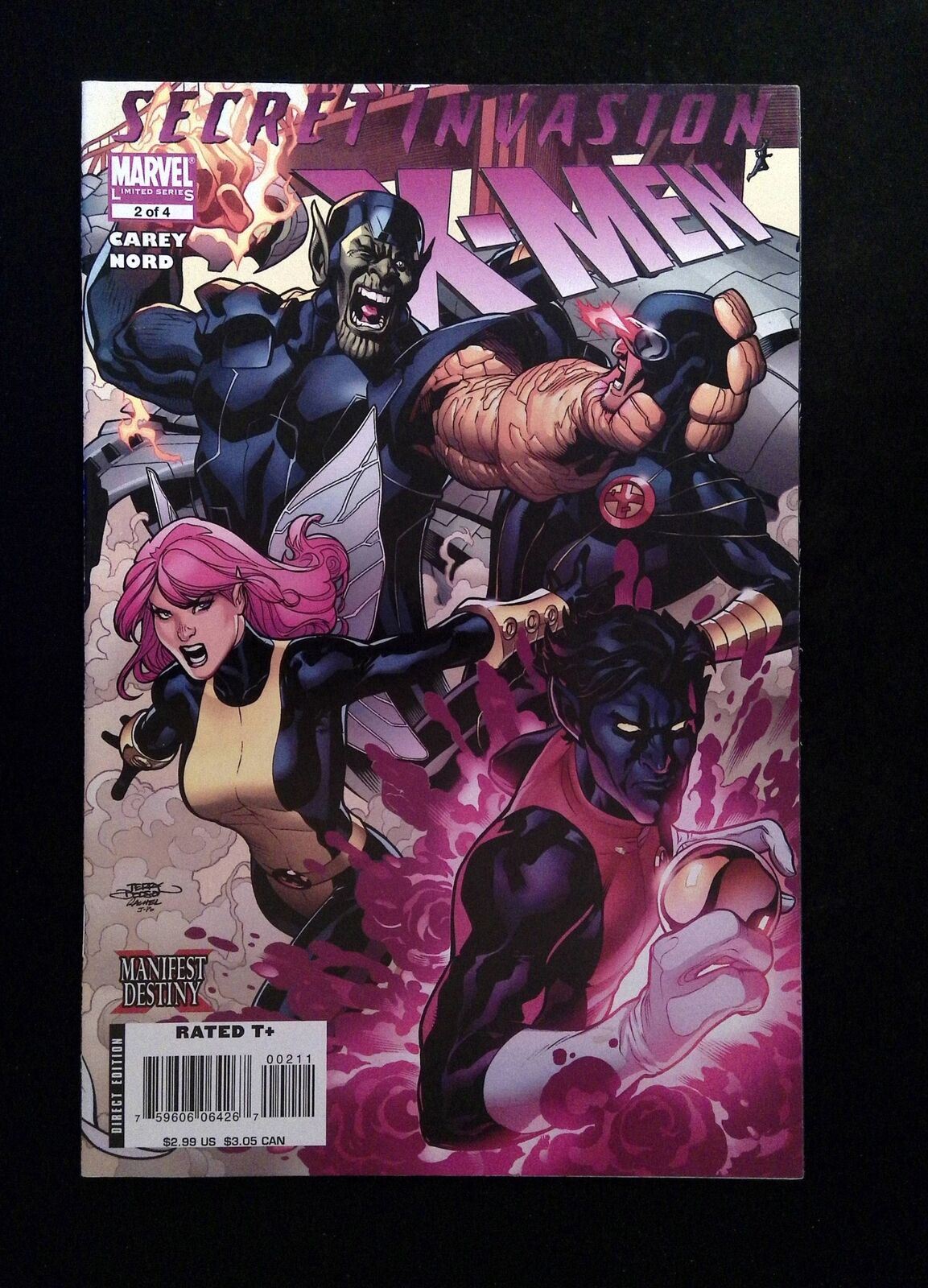 Secret Invation X-Men #2 MARVEL Comics 2008 VF+