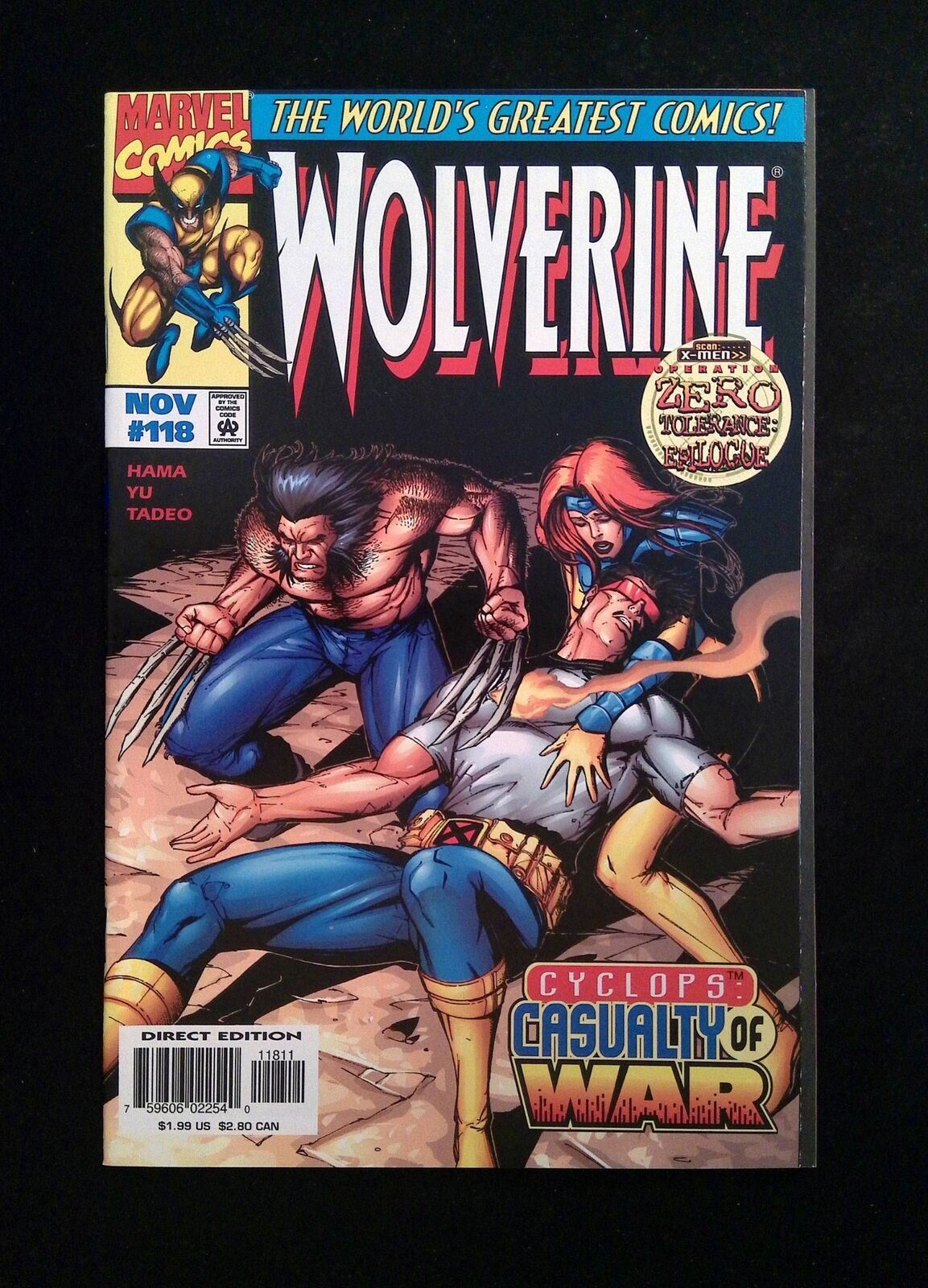 Wolverine #118 MARVEL Comics 1997 VF+