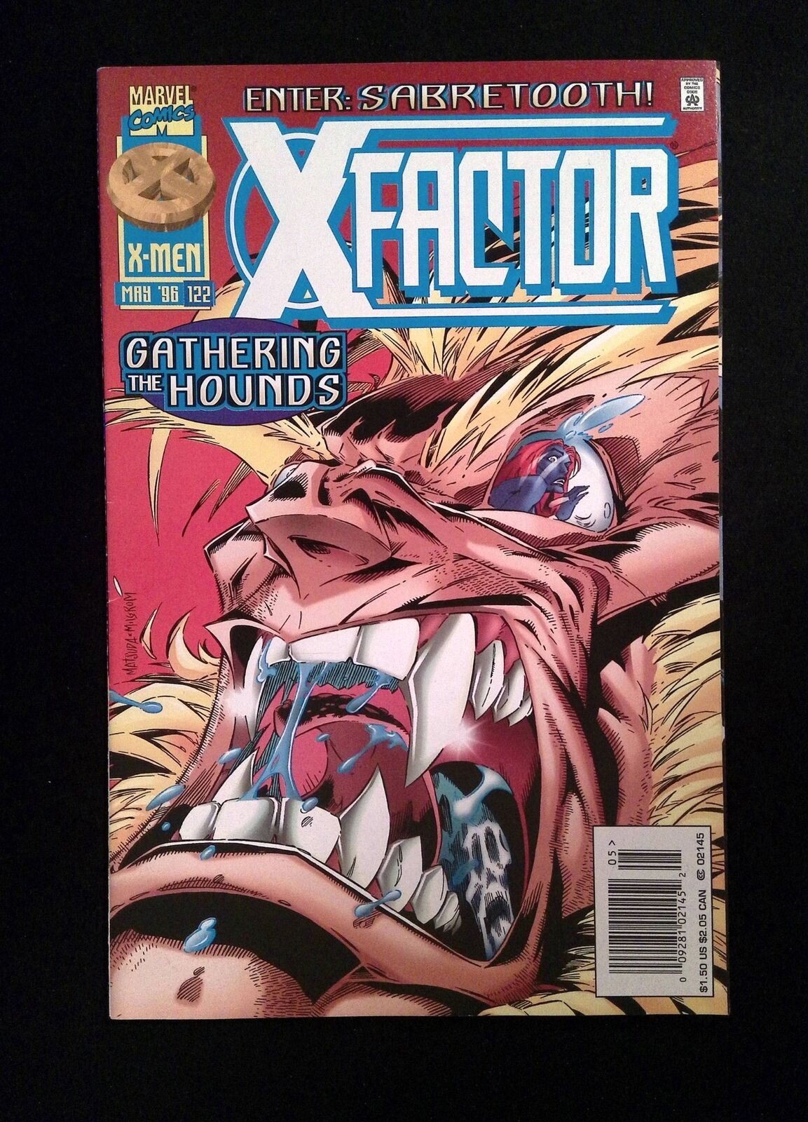 X-Factor #122N Marvel Comics 1996 VF+ Newsstand Newsstand Edition