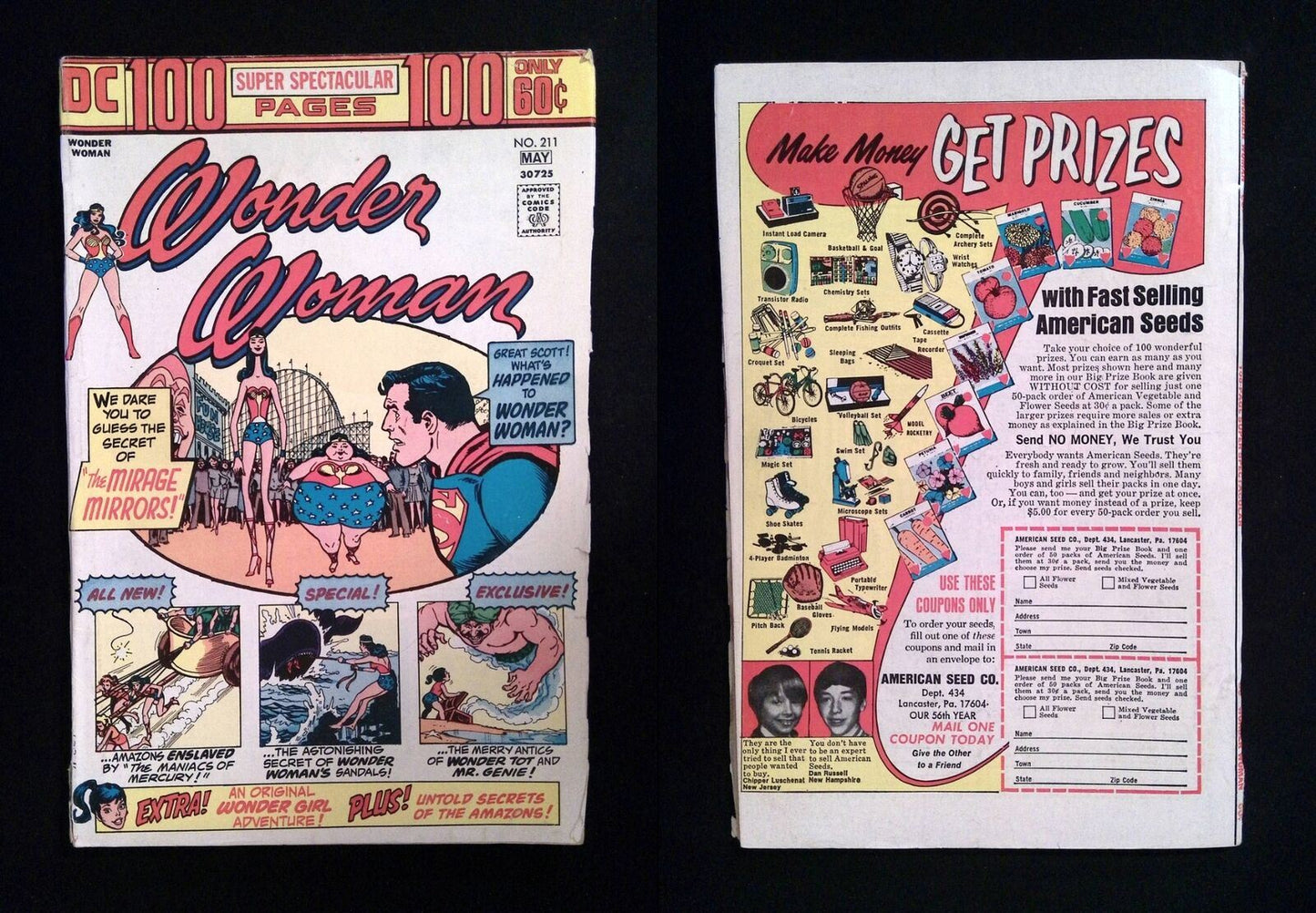 Wonder Woman #211 DC Comics 1974 FN-