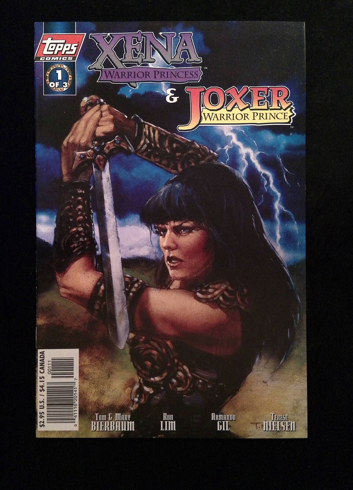 Xena Warrior Princess Joxer Warrior Prince #1B TOPPS 1997 VF/NM Variant
