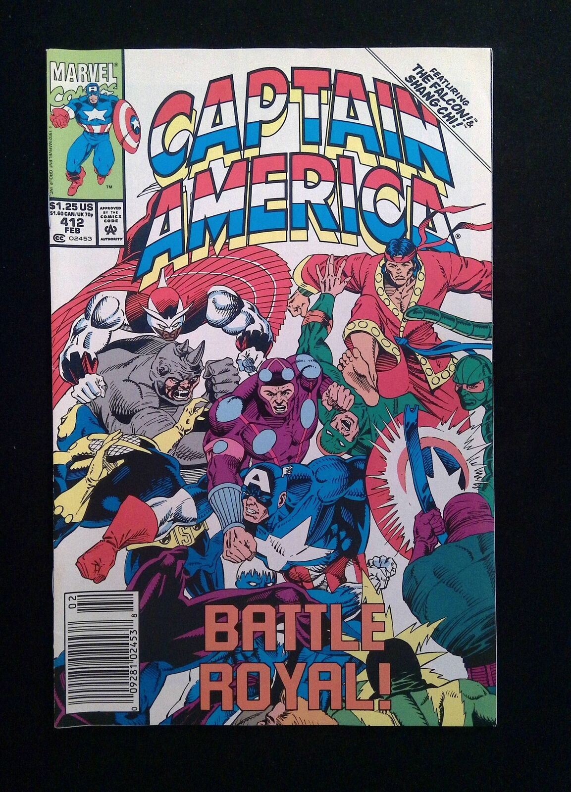Captain America #412 Marvel Comics 1993 VF+ Newsstand