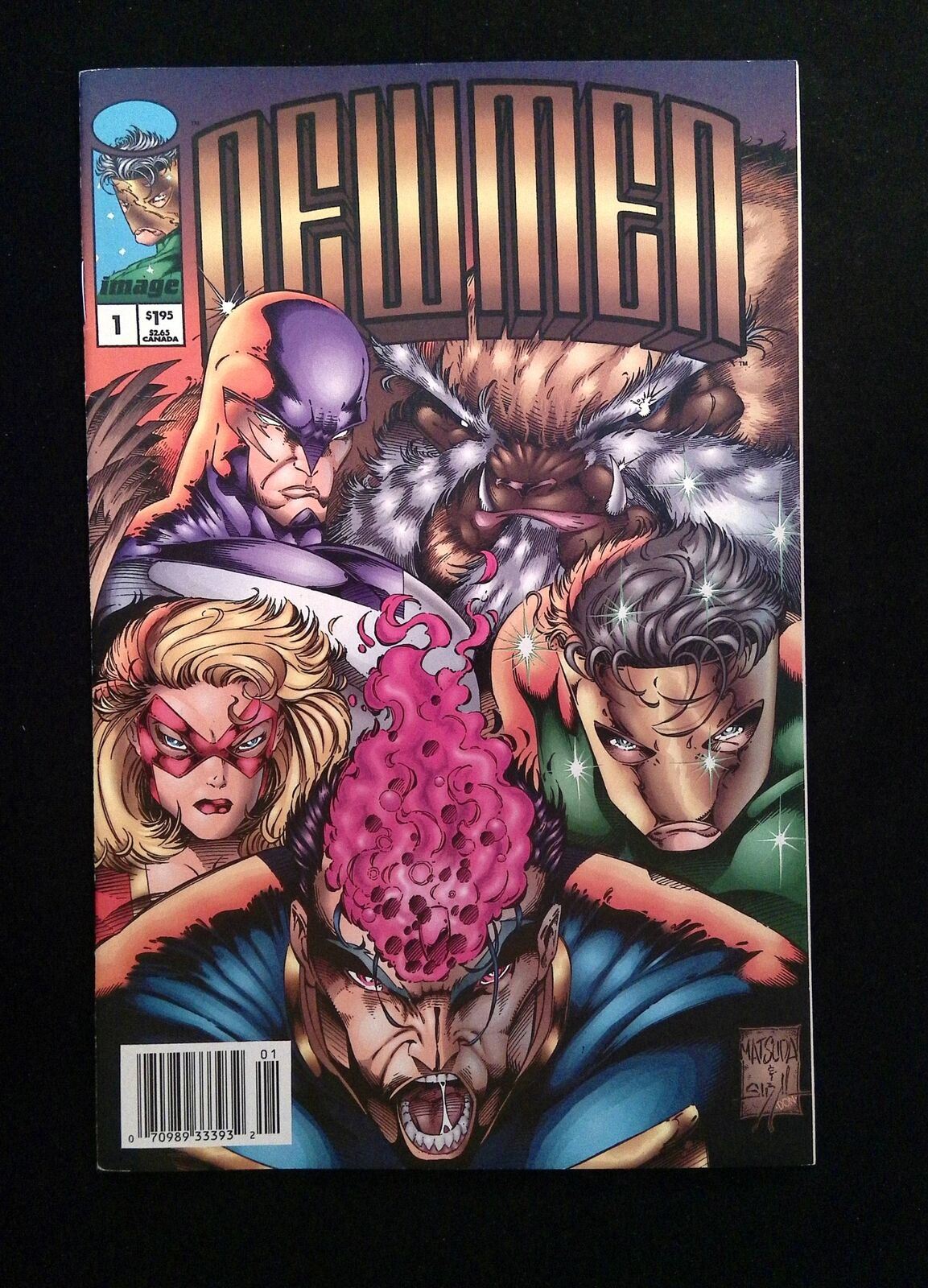 Newmen #1 Image Comics 1994 VF Newsstand