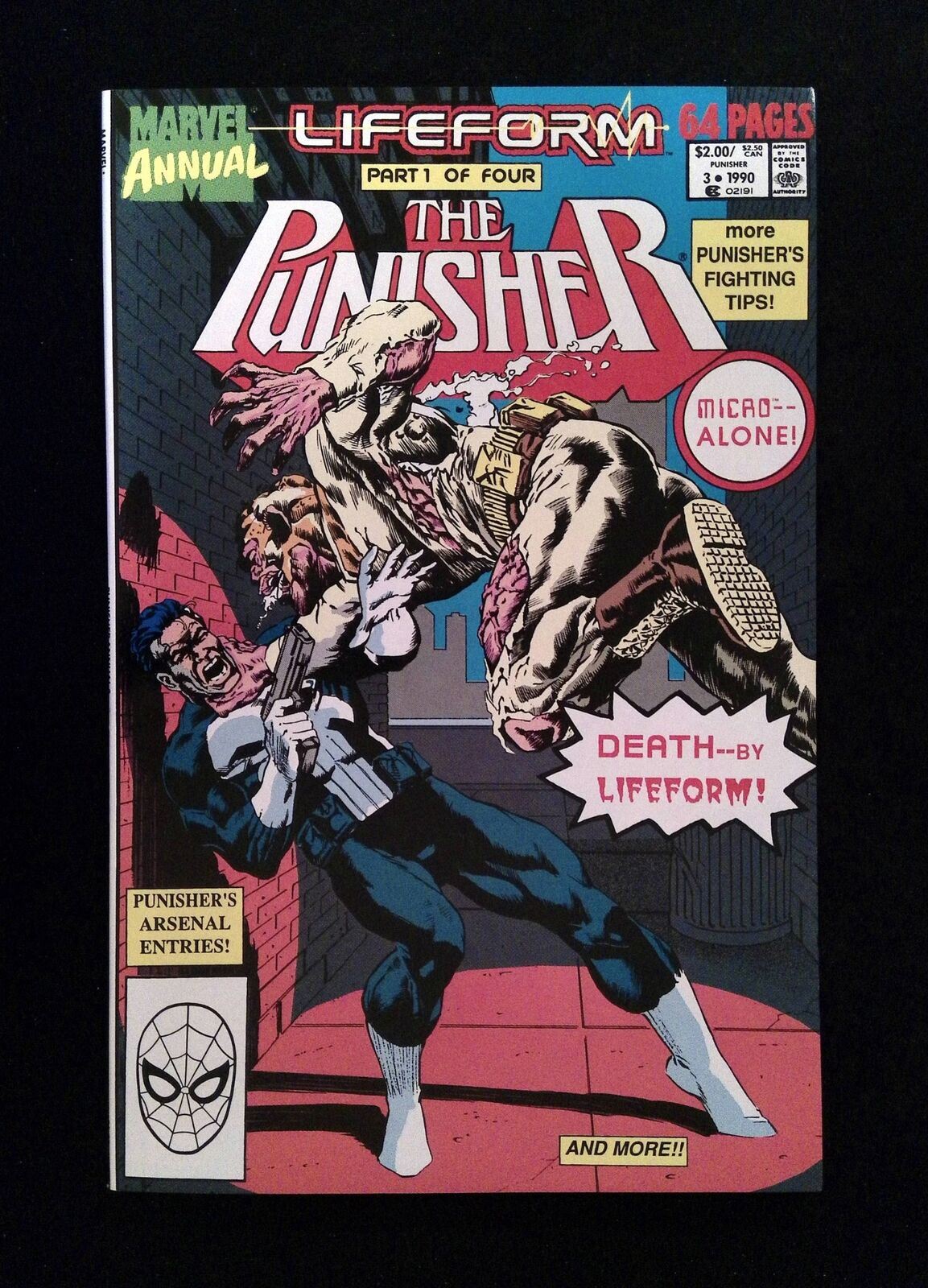 Punisher Annual #3 (2ND SERIES) MARVEL Comics 1990 NM+