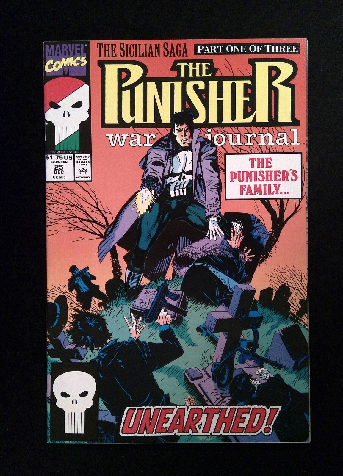 Punisher War Journal #25 MARVEL Comics 1990 NM