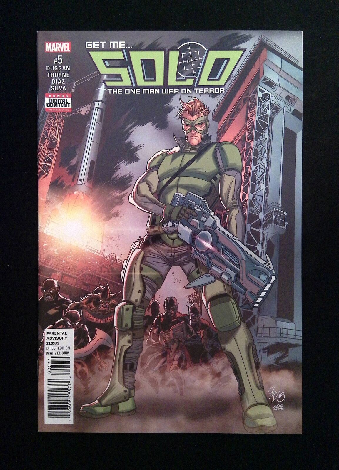 Solo The One Man War On Terror #5 Marvel Comics 2016 NM