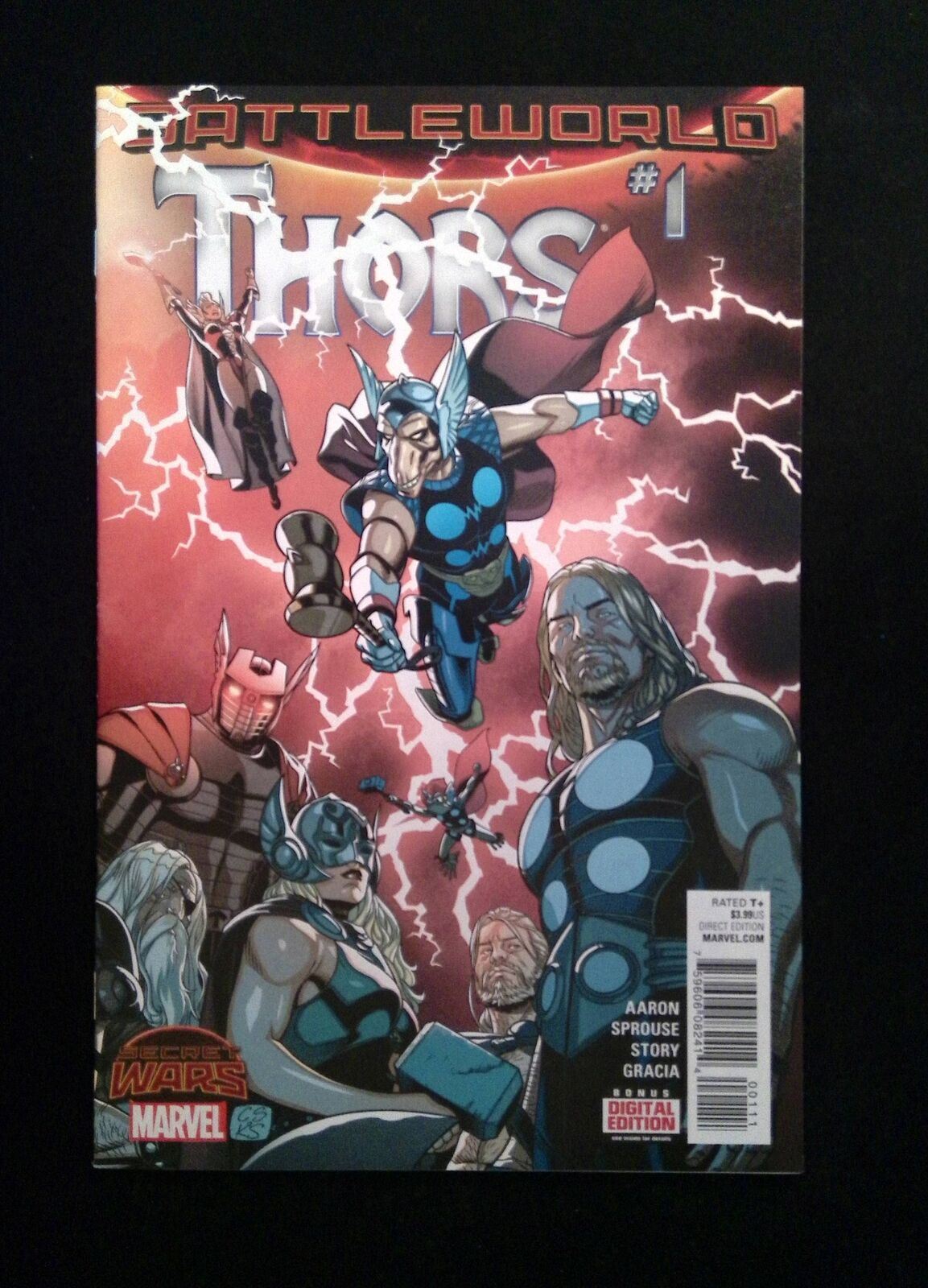 Thors Tpb Secret Wars: Battleworld #1-1S MARVEL Comics 2016 NM-
