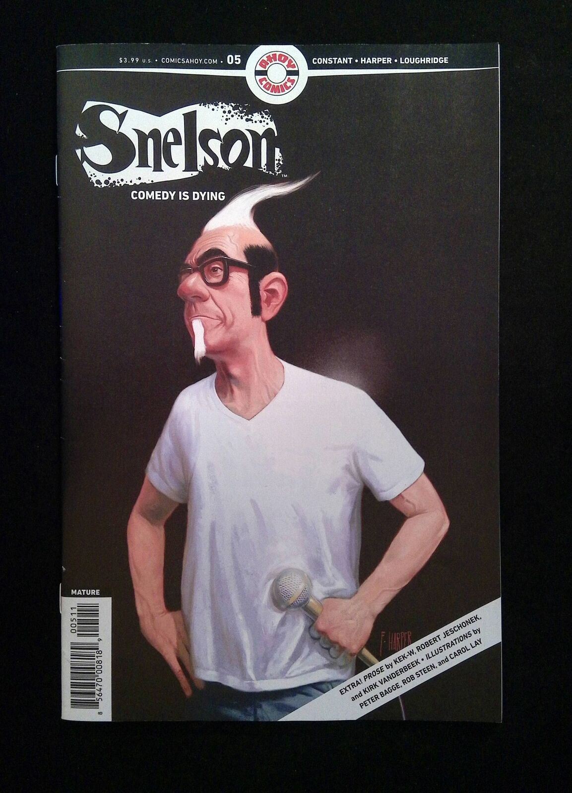 Snelson Comedy Is Dying #5 AHOY Comics 2021 VF+