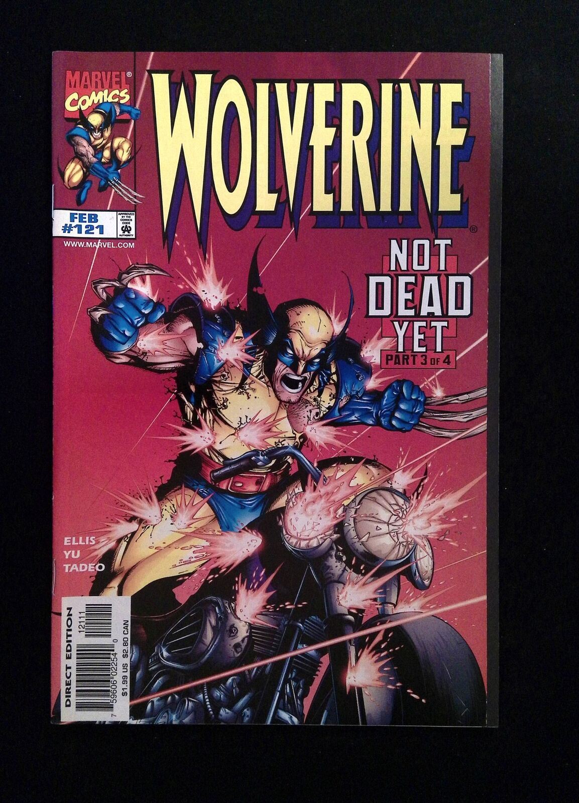 Wolverine #121 MARVEL Comics 1998 NM