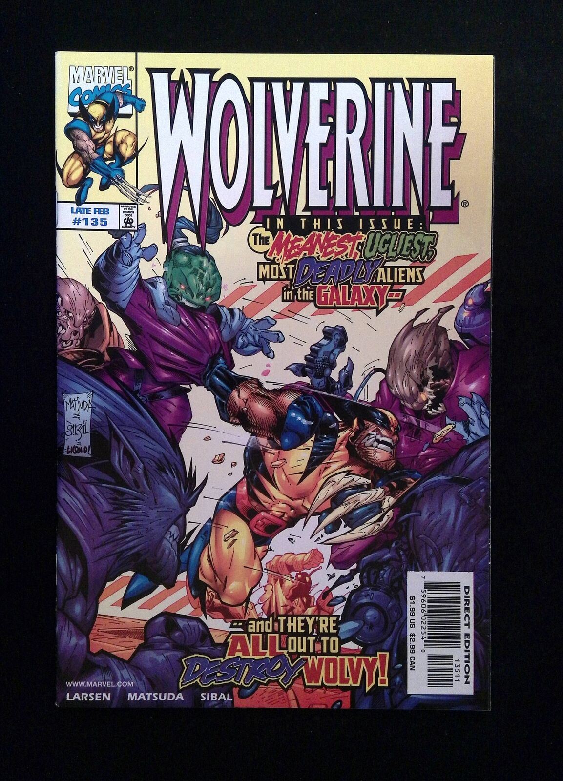 Wolverine #135 MARVEL Comics 1999 NM